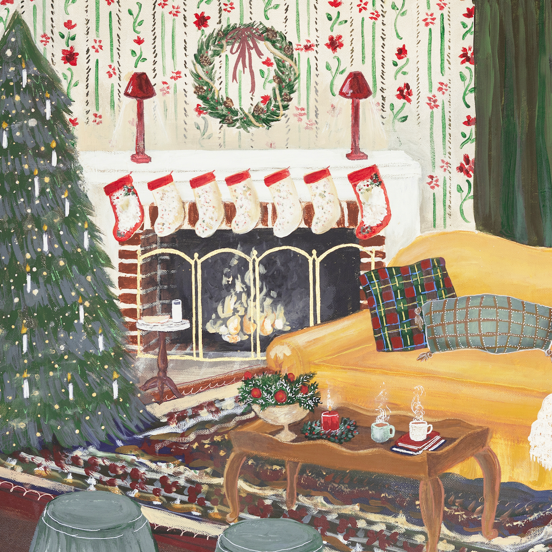 Home Alone House Canvas Wall Art. Vertical