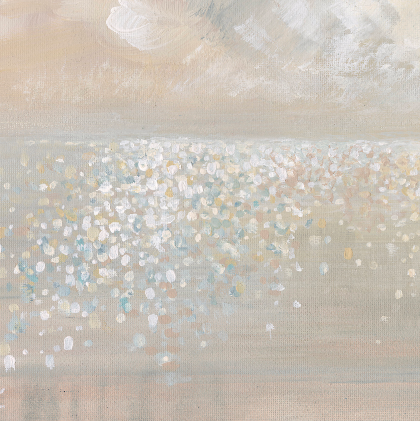 Champagne Waters Canvas Wall Art . Rectangle