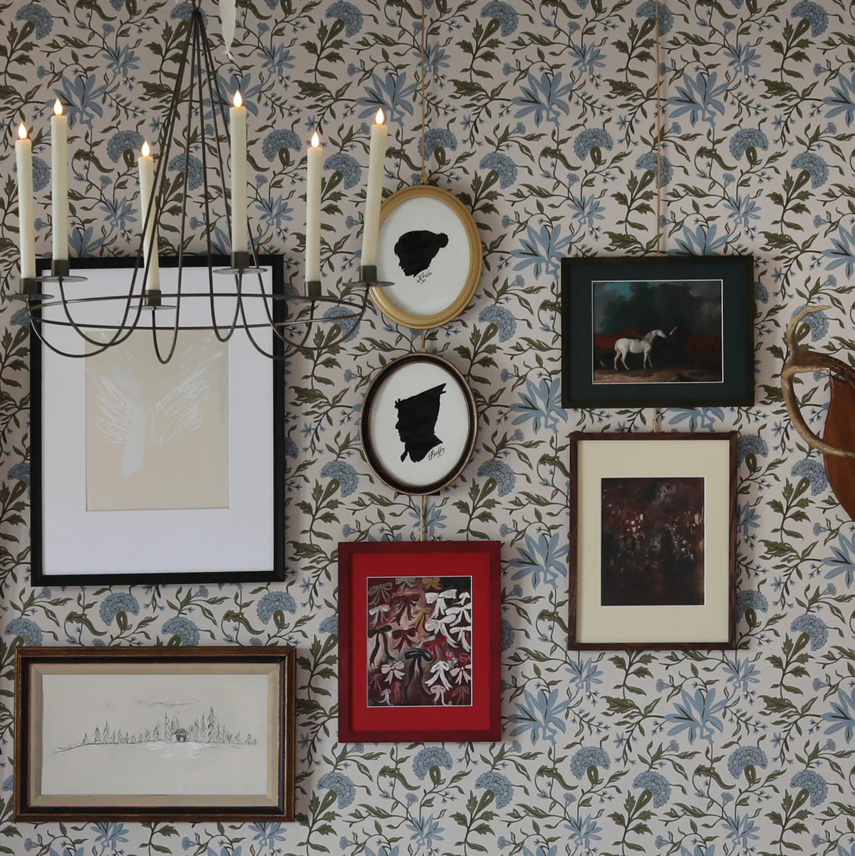 Ribbons & Bows Luxe Art Print . vertical
