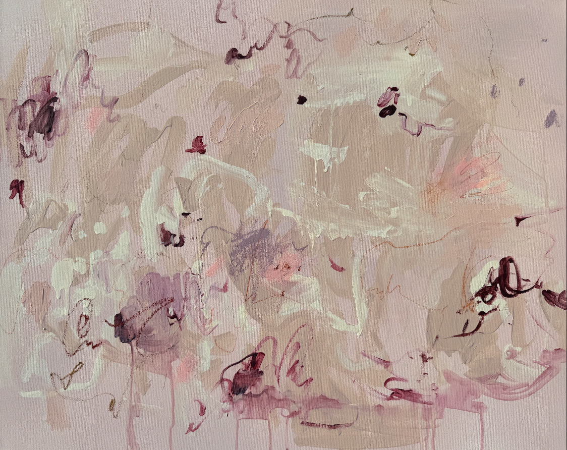 Raspberry Beret Canvas Wall Art