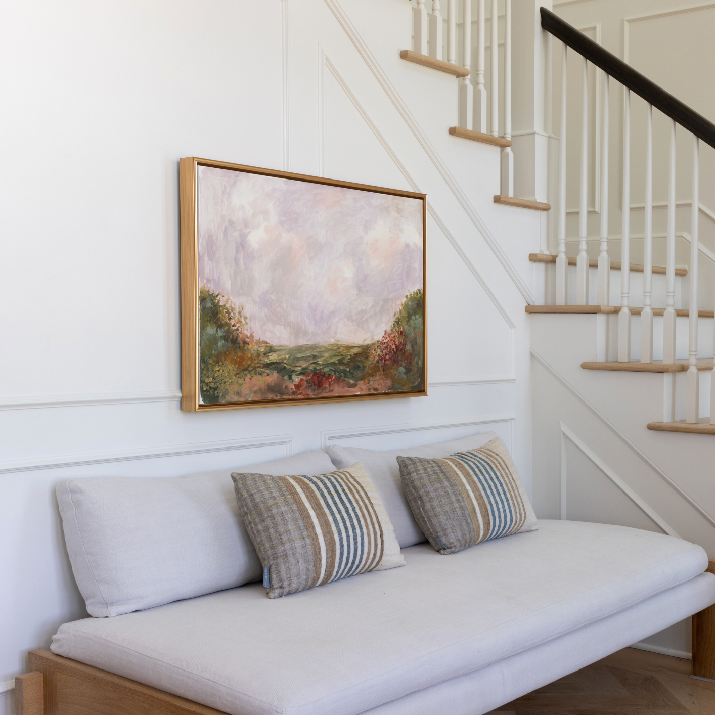 October Glen Textured Canvas Wall Art (Rectangle)