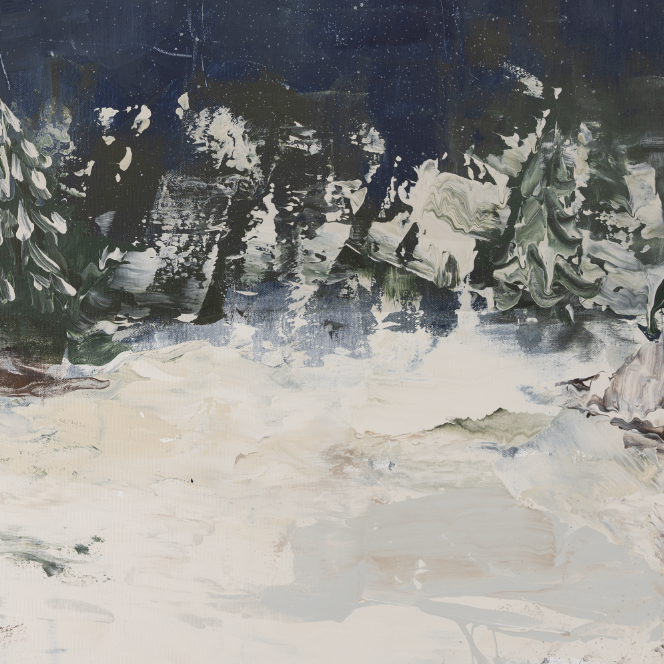 The Earth Stood Still Canvas (Snow)