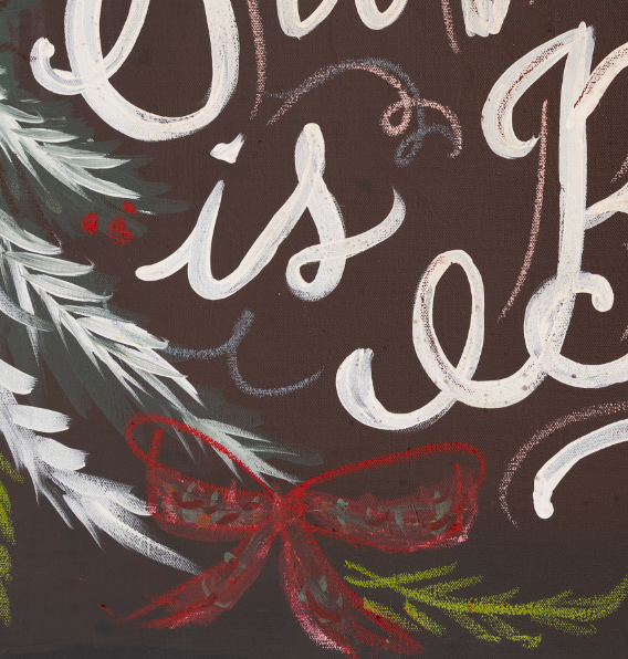 Rejoice! A Savior is Born! Luxe Art Print