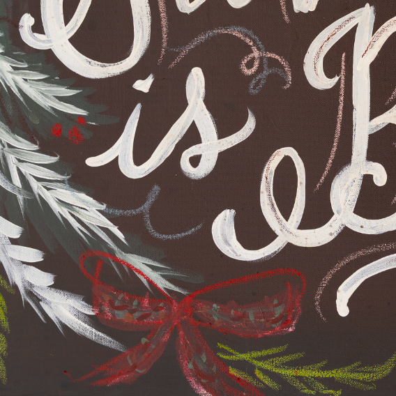 Rejoice! A Savior is Born! Luxe Art Print