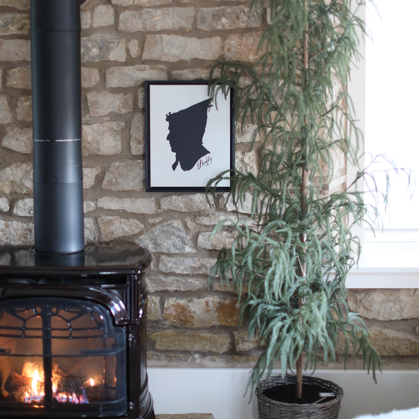 Buddy Silhouette | Canvas