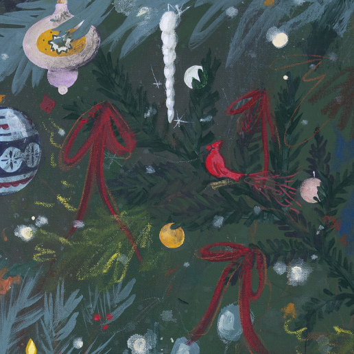 Christmas Shoppe Luxe Art Print