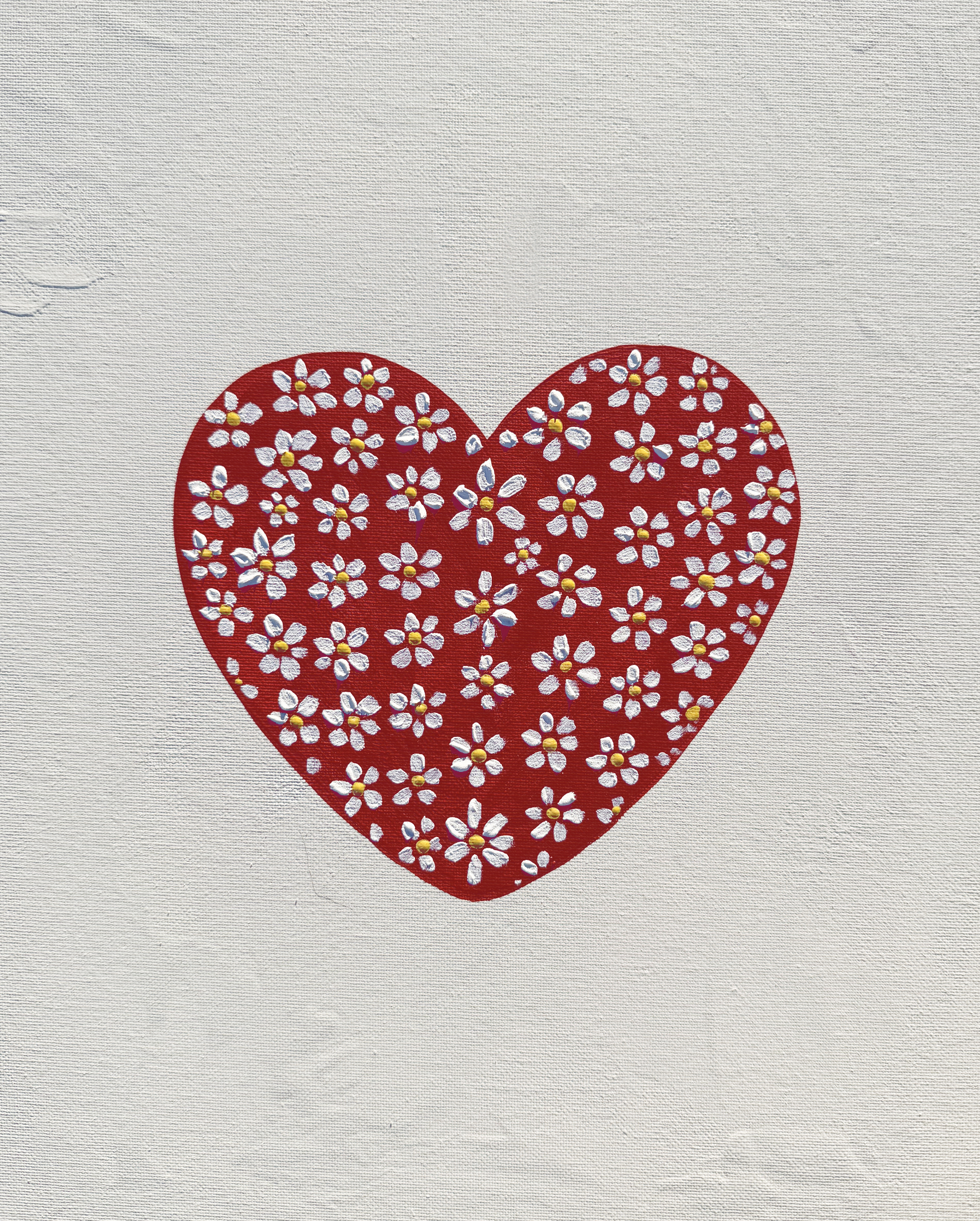 Daisy Heart (8x10 PDF Download)