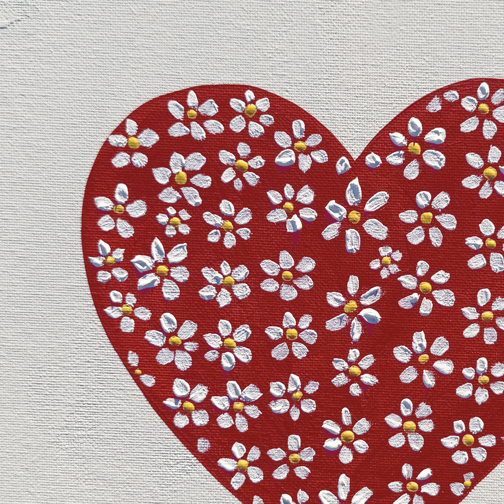 Daisy Heart (8x10 PDF Download)