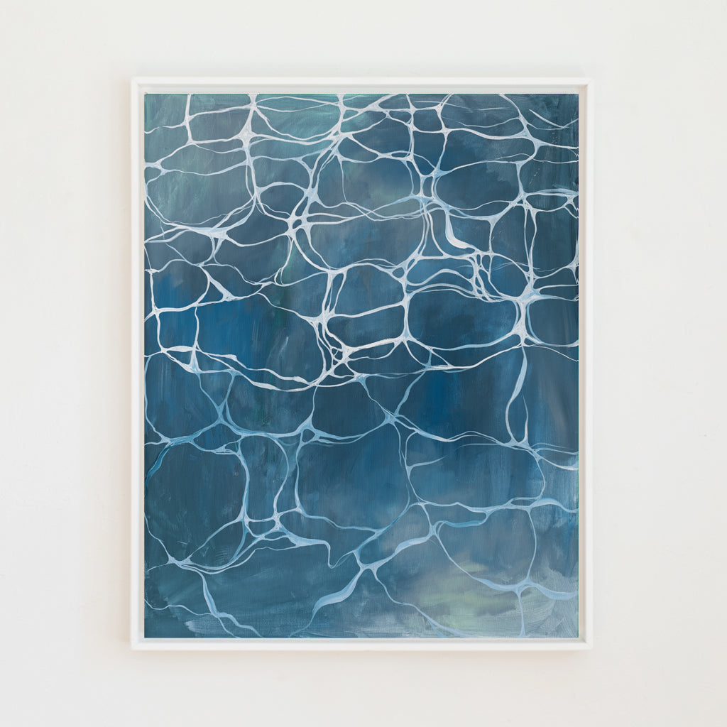Sparkling Lake Canvas Wall Art