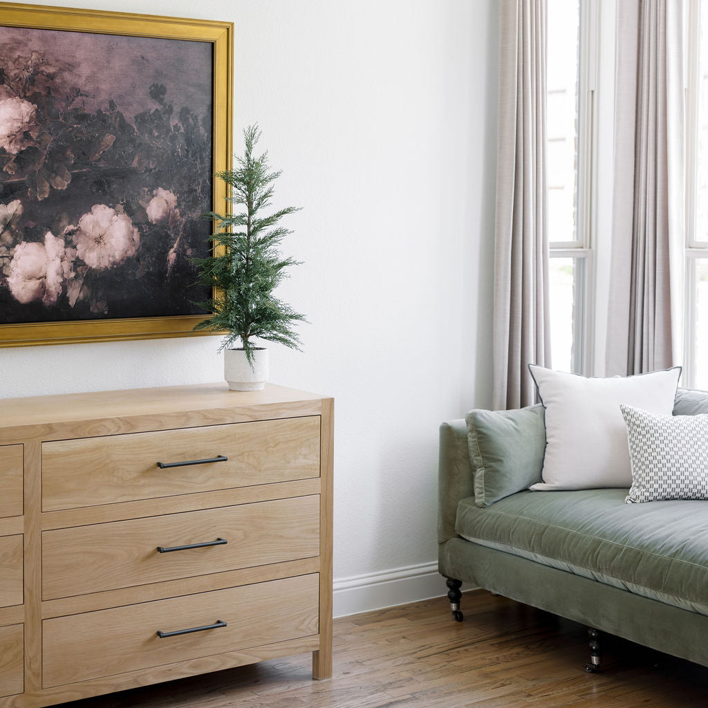 Artificial Evergreen Cedar Tree (Set of 2, 24" / 2’)