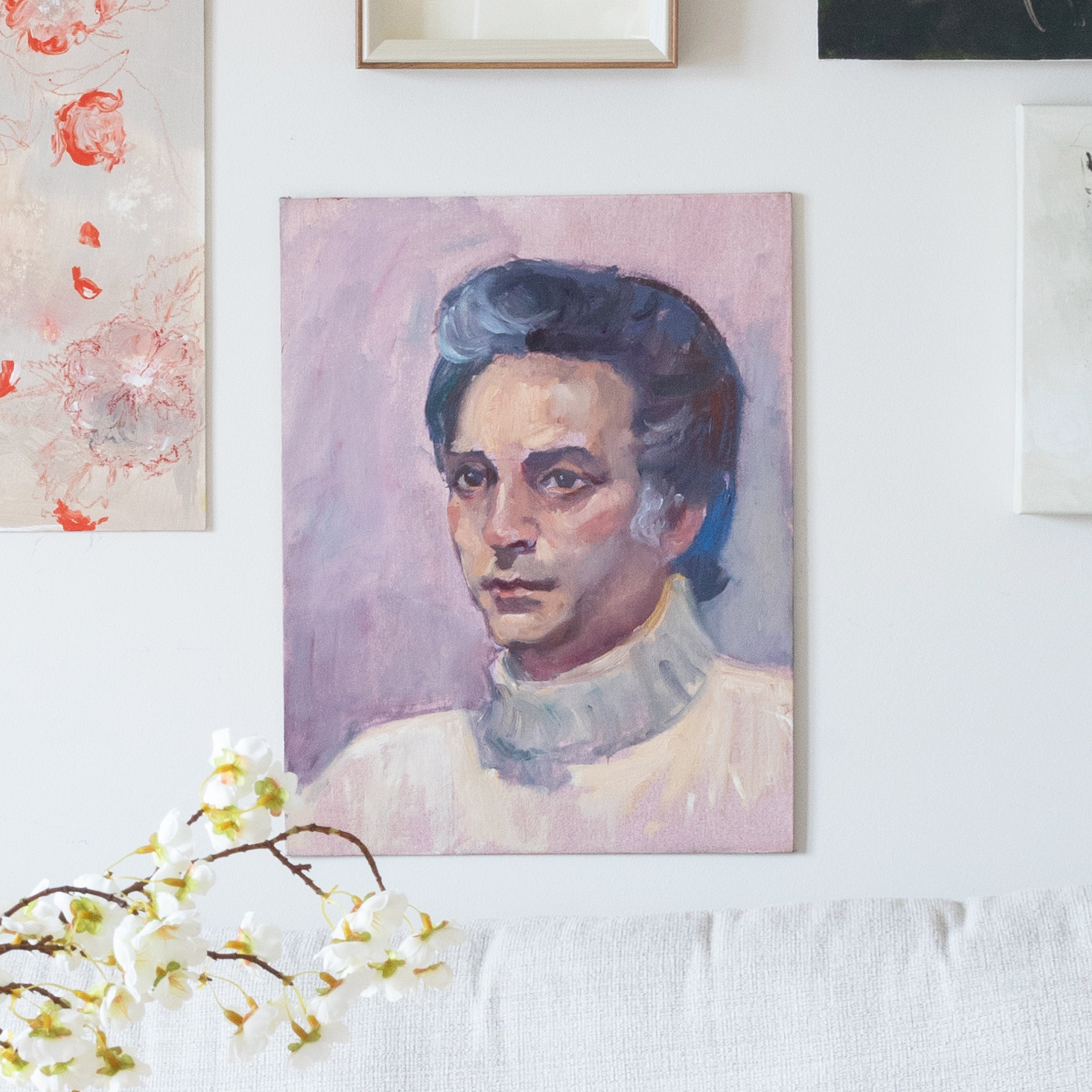 Garden Club President Canvas Wall Art