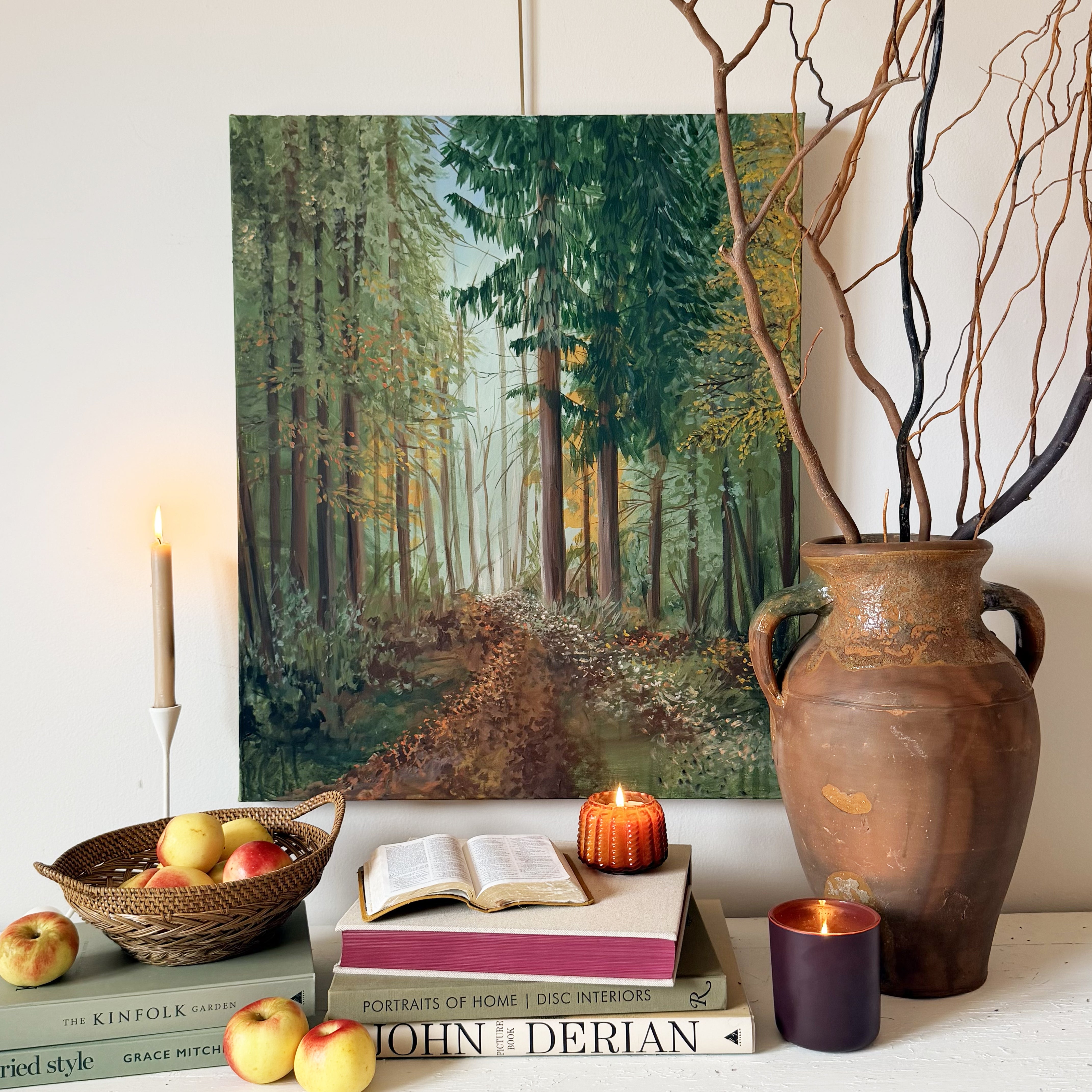 A Quiet Path Canvas Wall Art