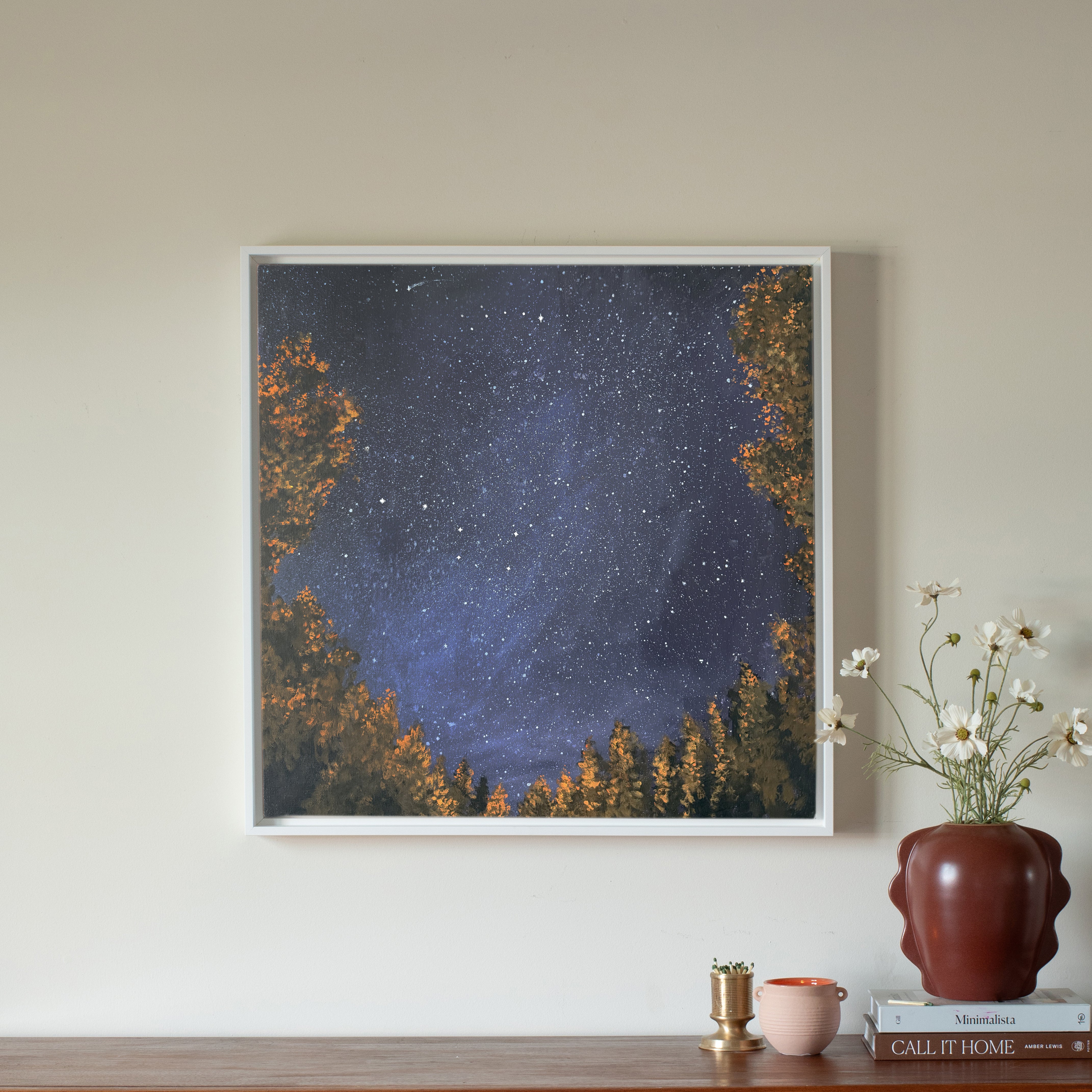 True North Canvas Wall Art. Square