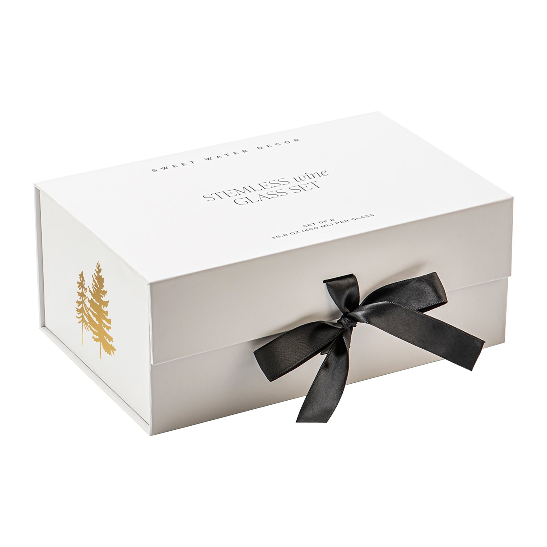 Trees Stemless Wine Glass (Boxed Set of 2)