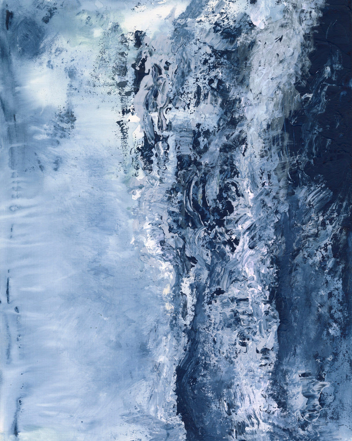 Aerial Ocean Luxe Art Print