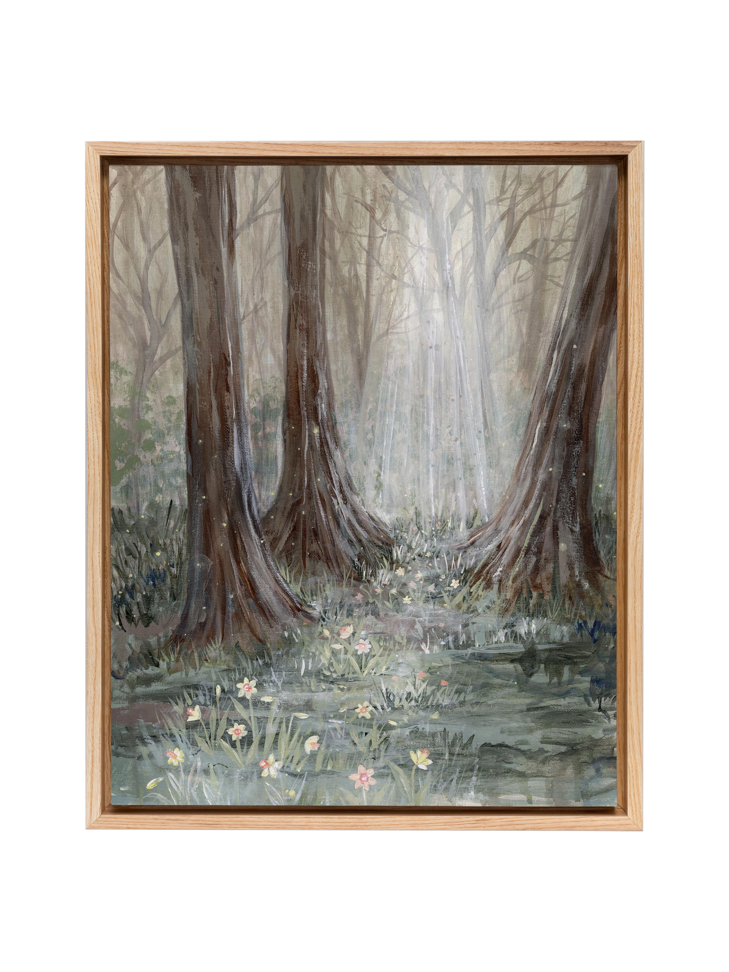 A Light Through the Trees | Canvas