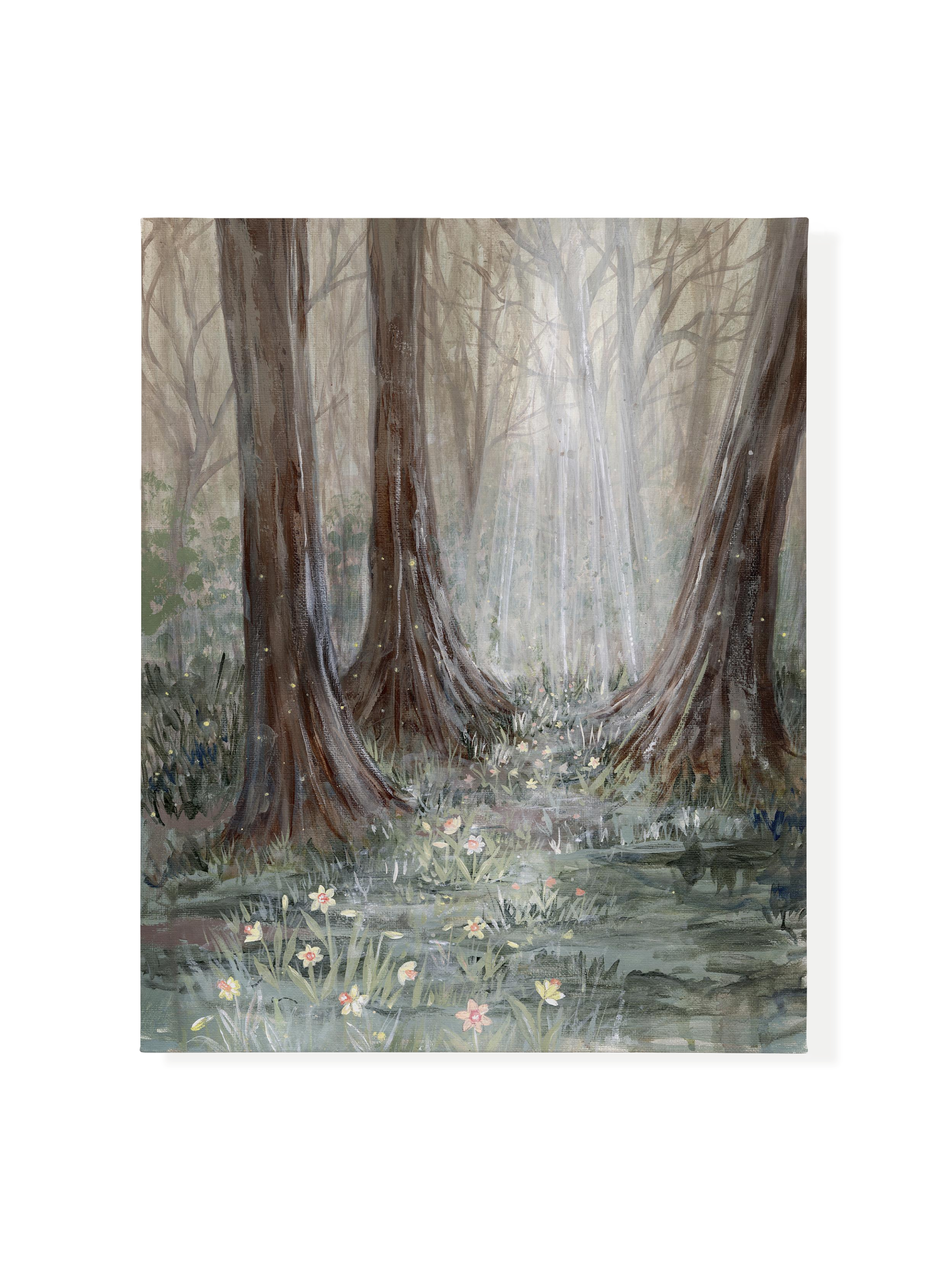 A Light Through the Trees | Canvas