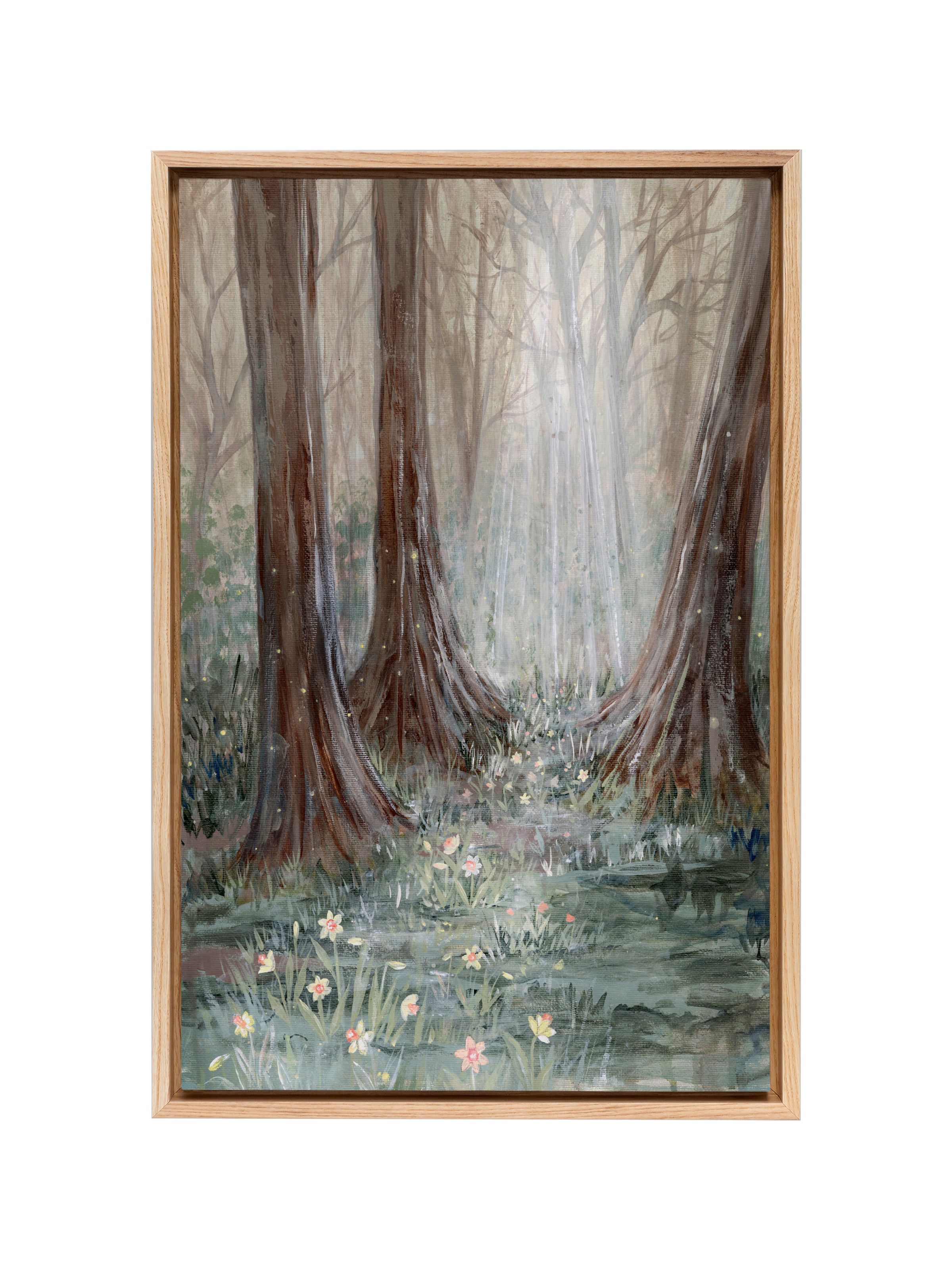 A Light Through the Trees | Canvas
