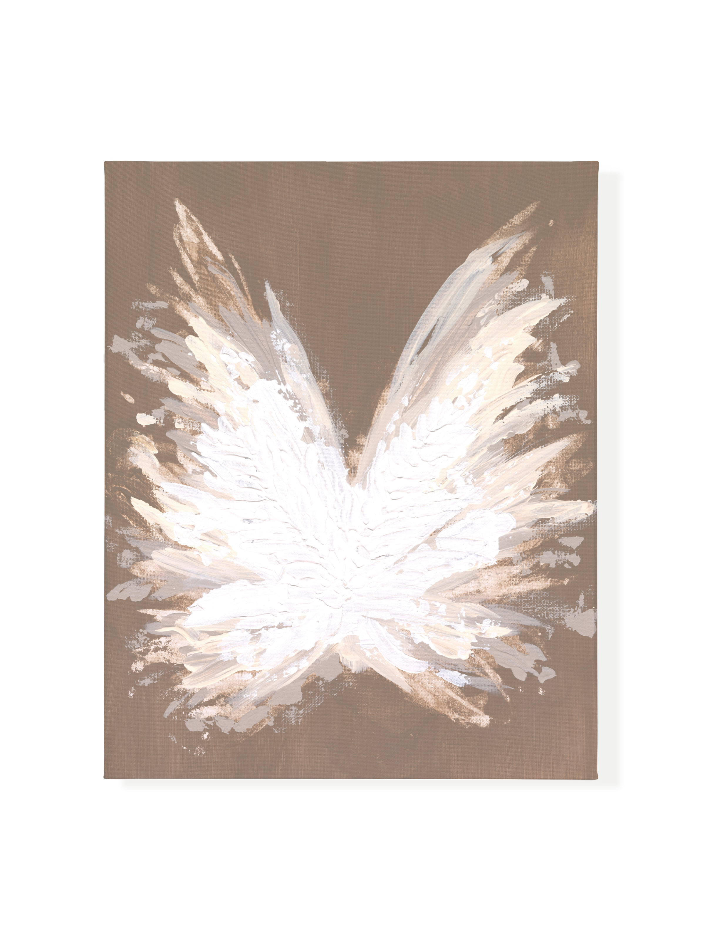 Angel Wings Textured Canvas Wall Art ✧・゚