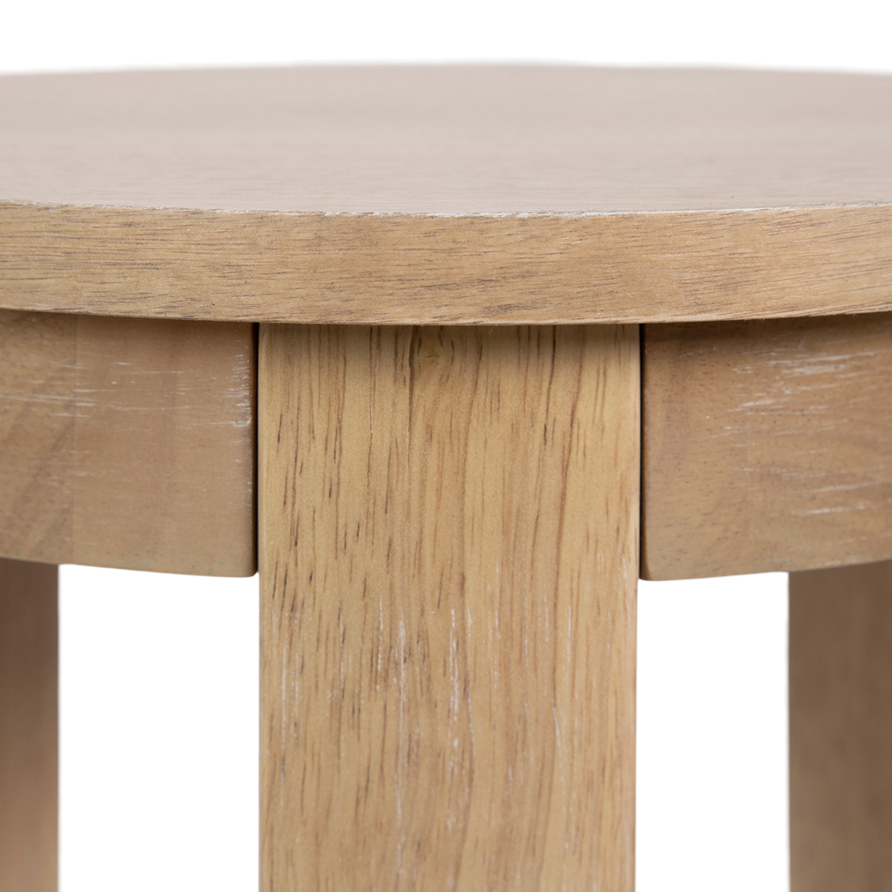 Foxford Round Wood Side Table