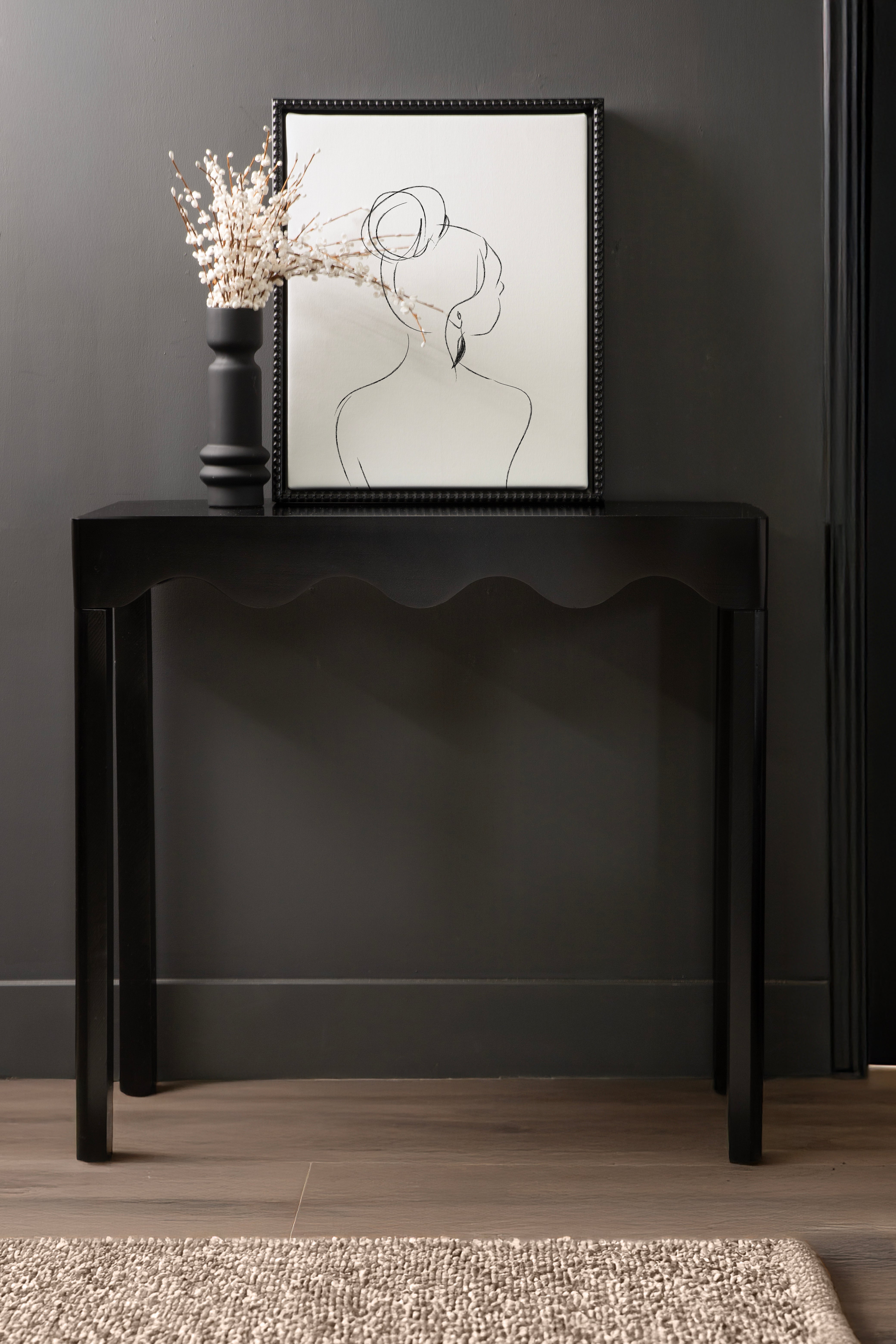 Maida Wood Console Table