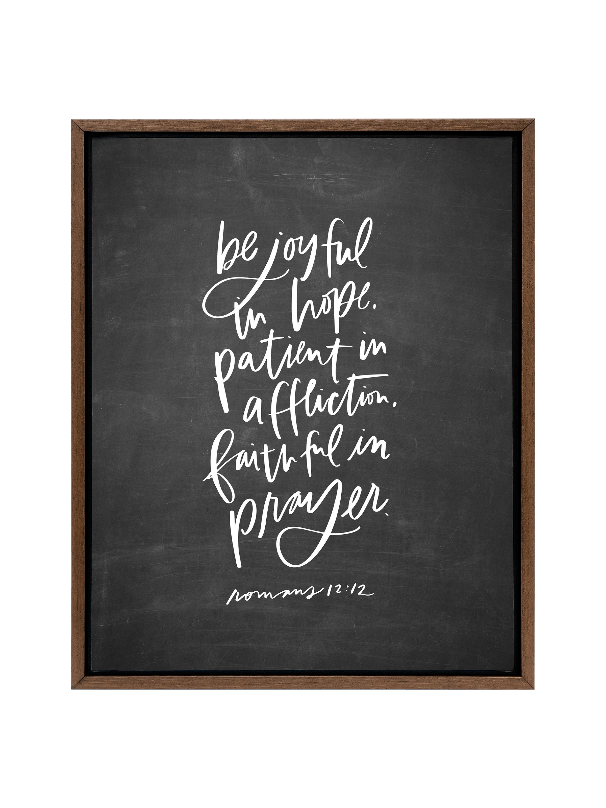 Be Joyful (Romans 12:12) | Blackboard | Canvas