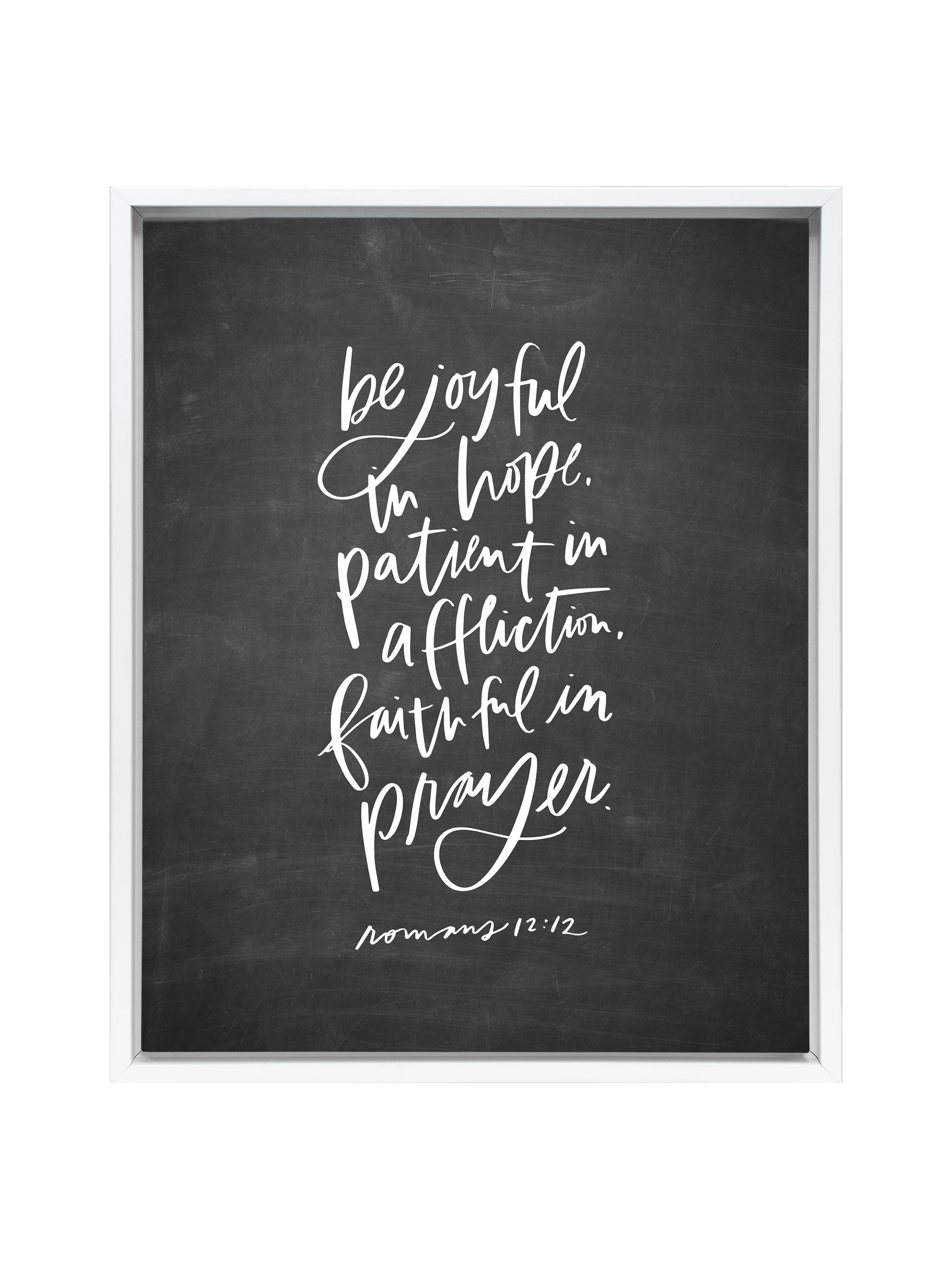Be Joyful (Romans 12:12) | Blackboard | Canvas