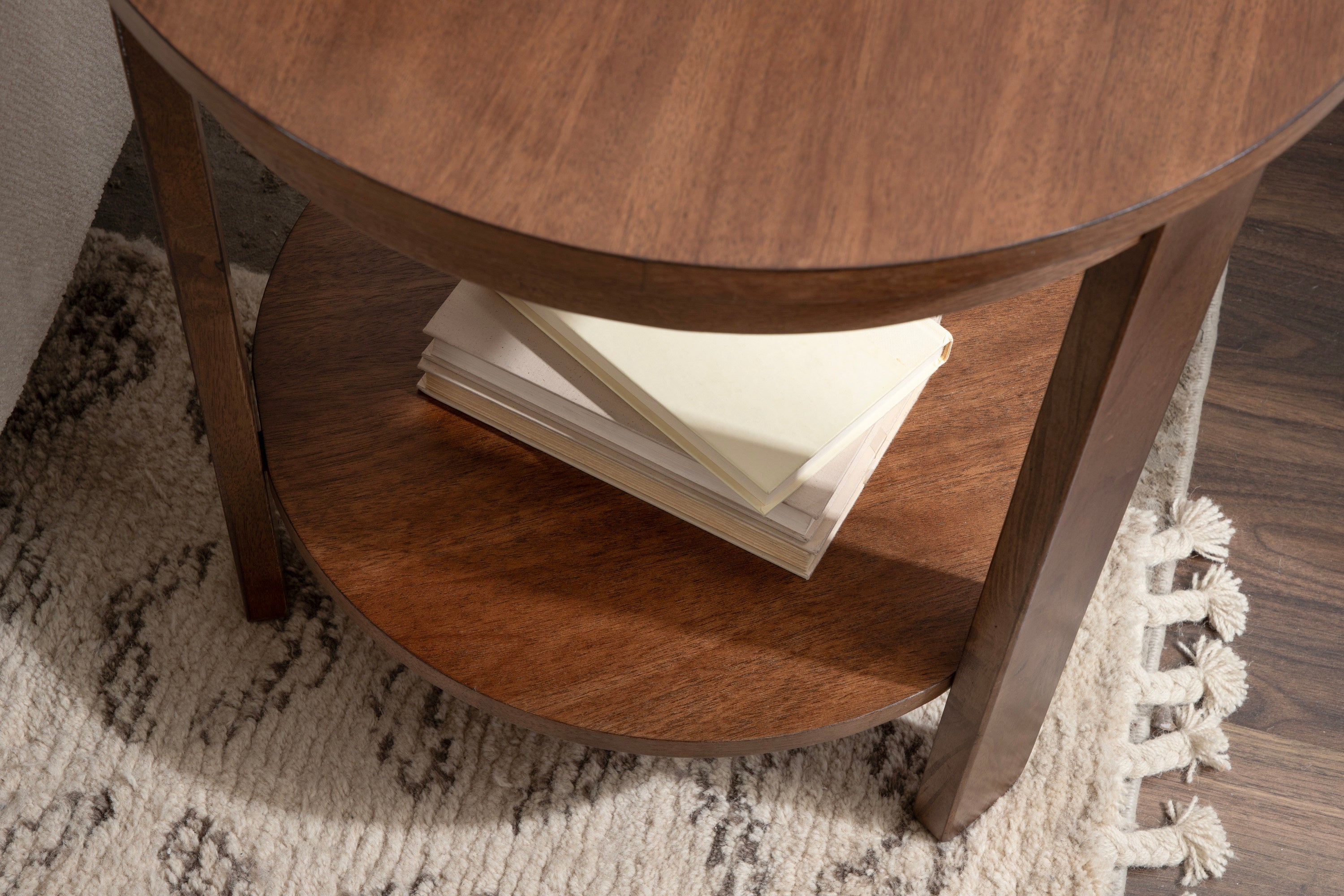 Foxford Round Wood Side Table