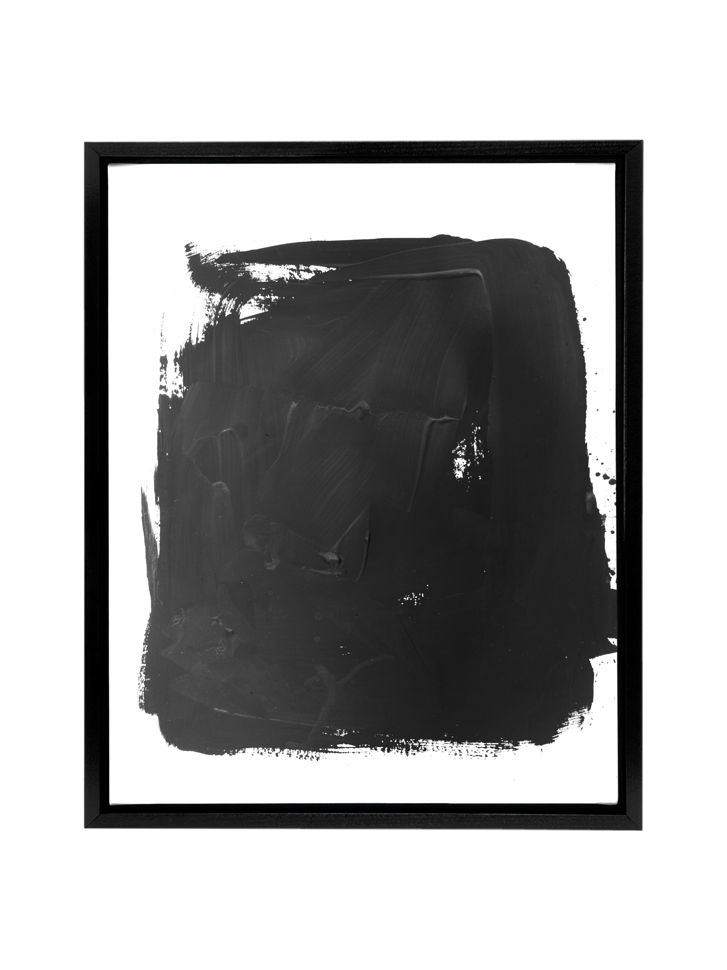 Black Splotch | Canvas