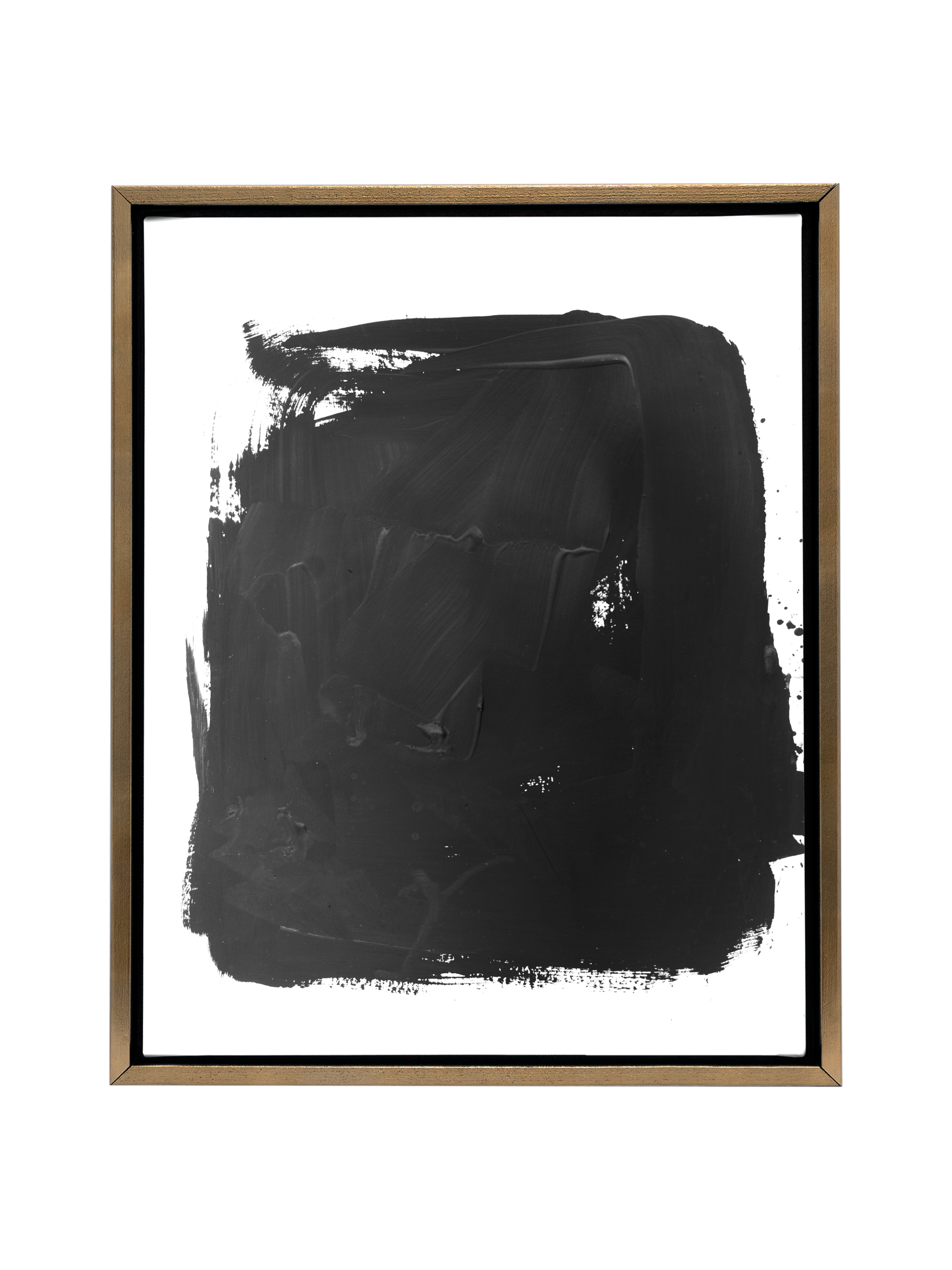 Black Splotch | Canvas