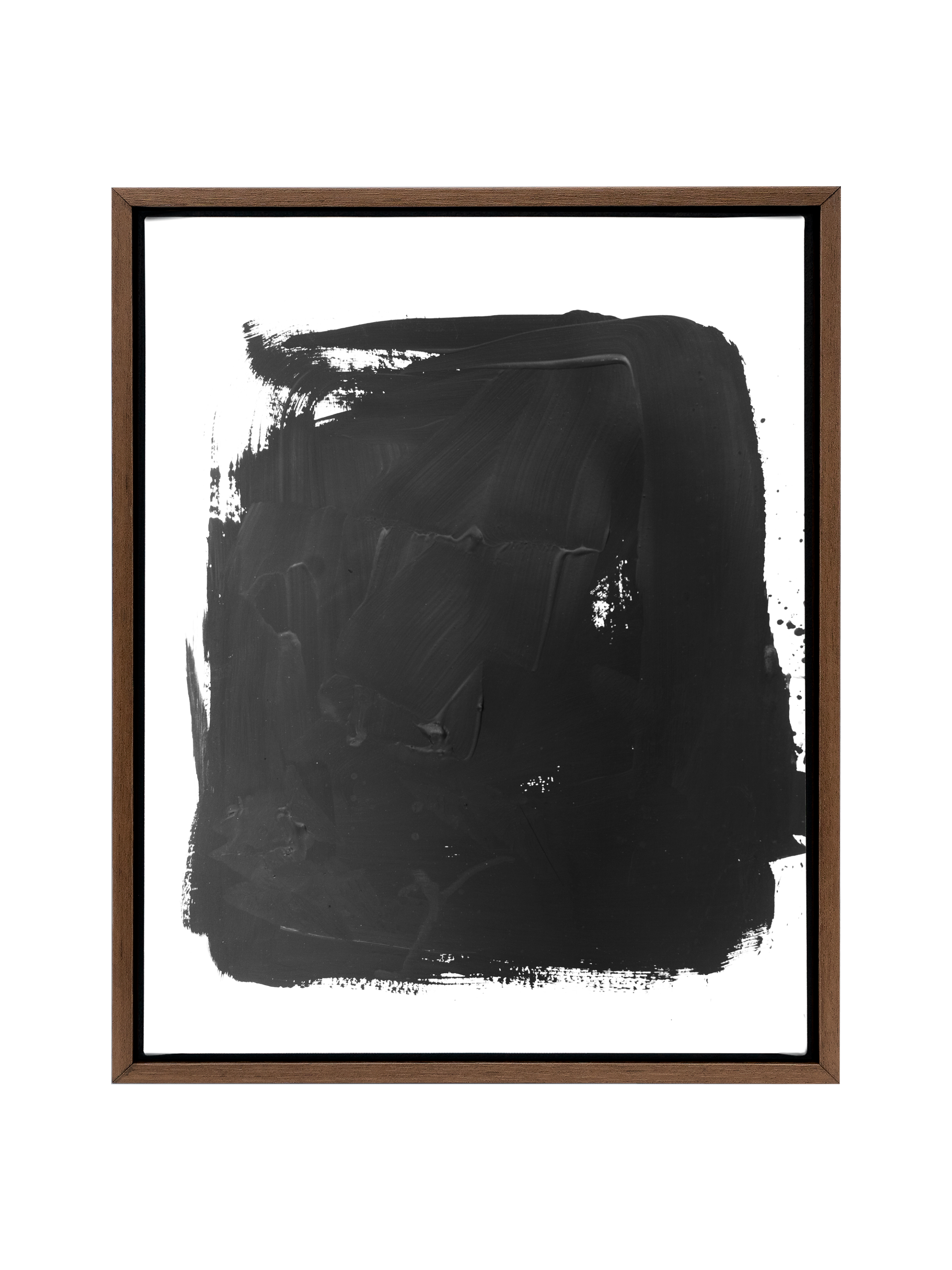 Black Splotch | Canvas