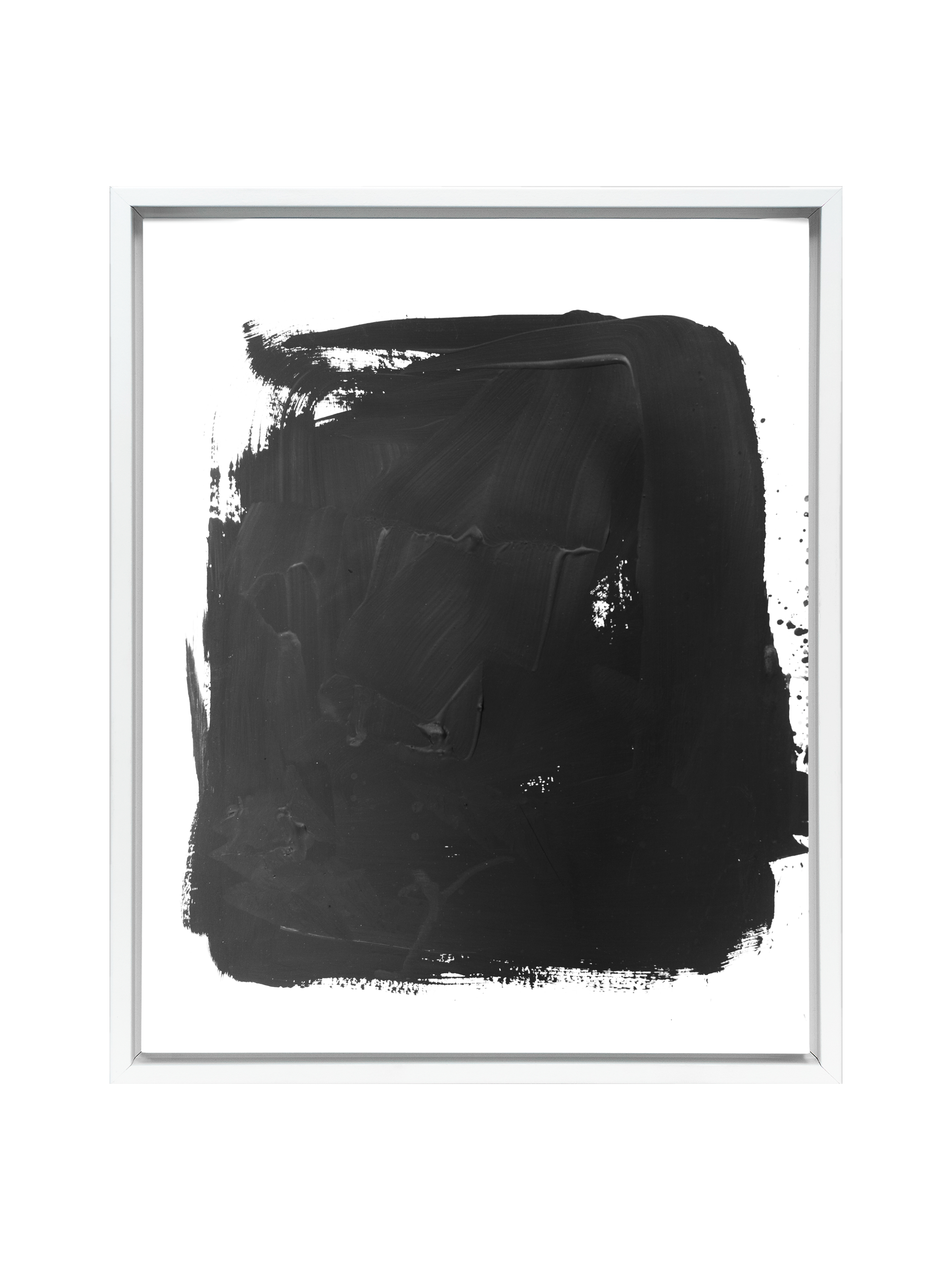 Black Splotch | Canvas
