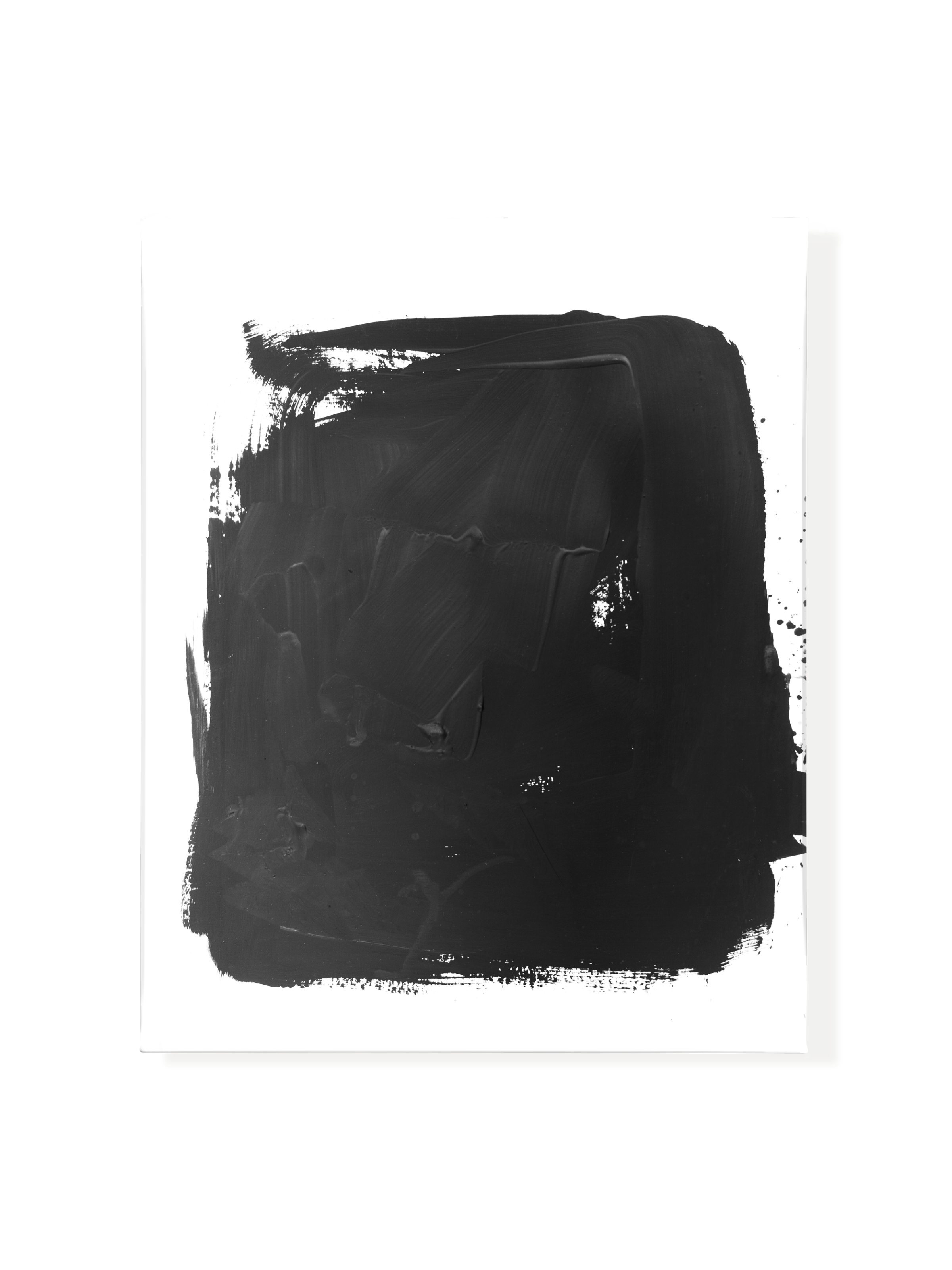 Black Splotch | Canvas