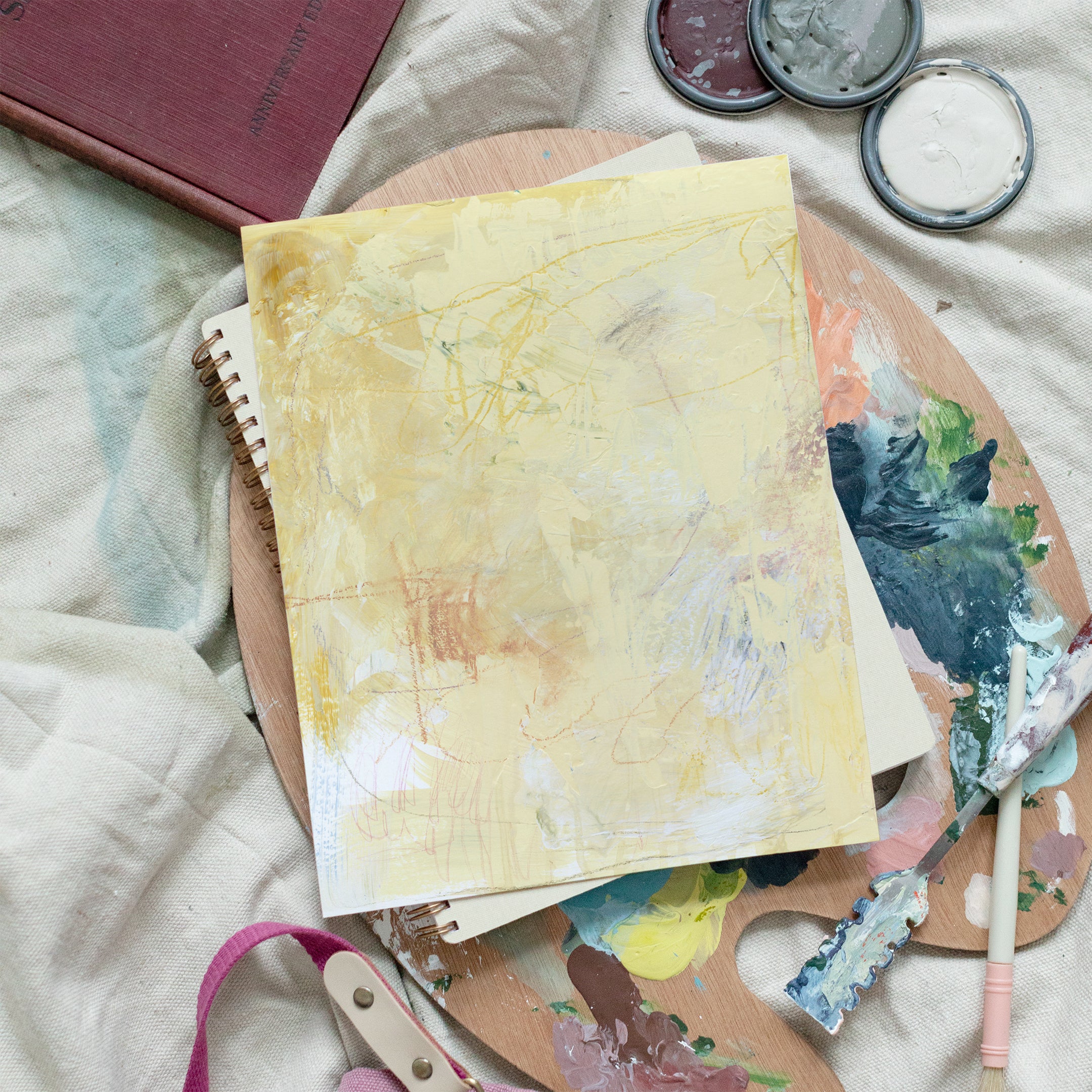 Citrine Canvas Wall Art