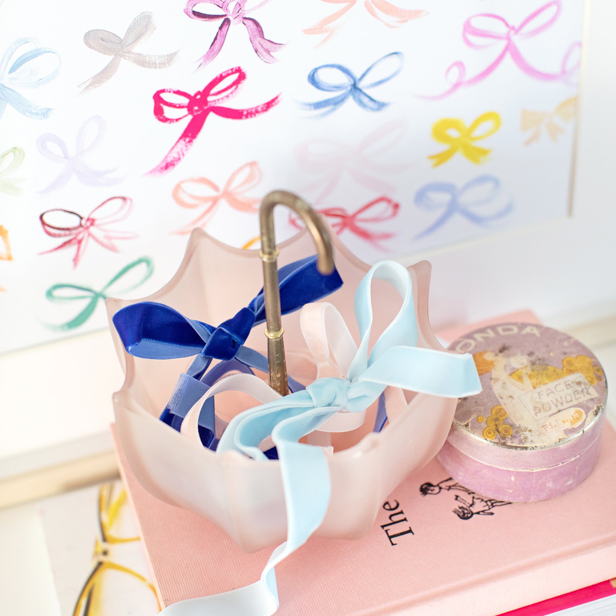 Rainbow Bows Luxe Art Print