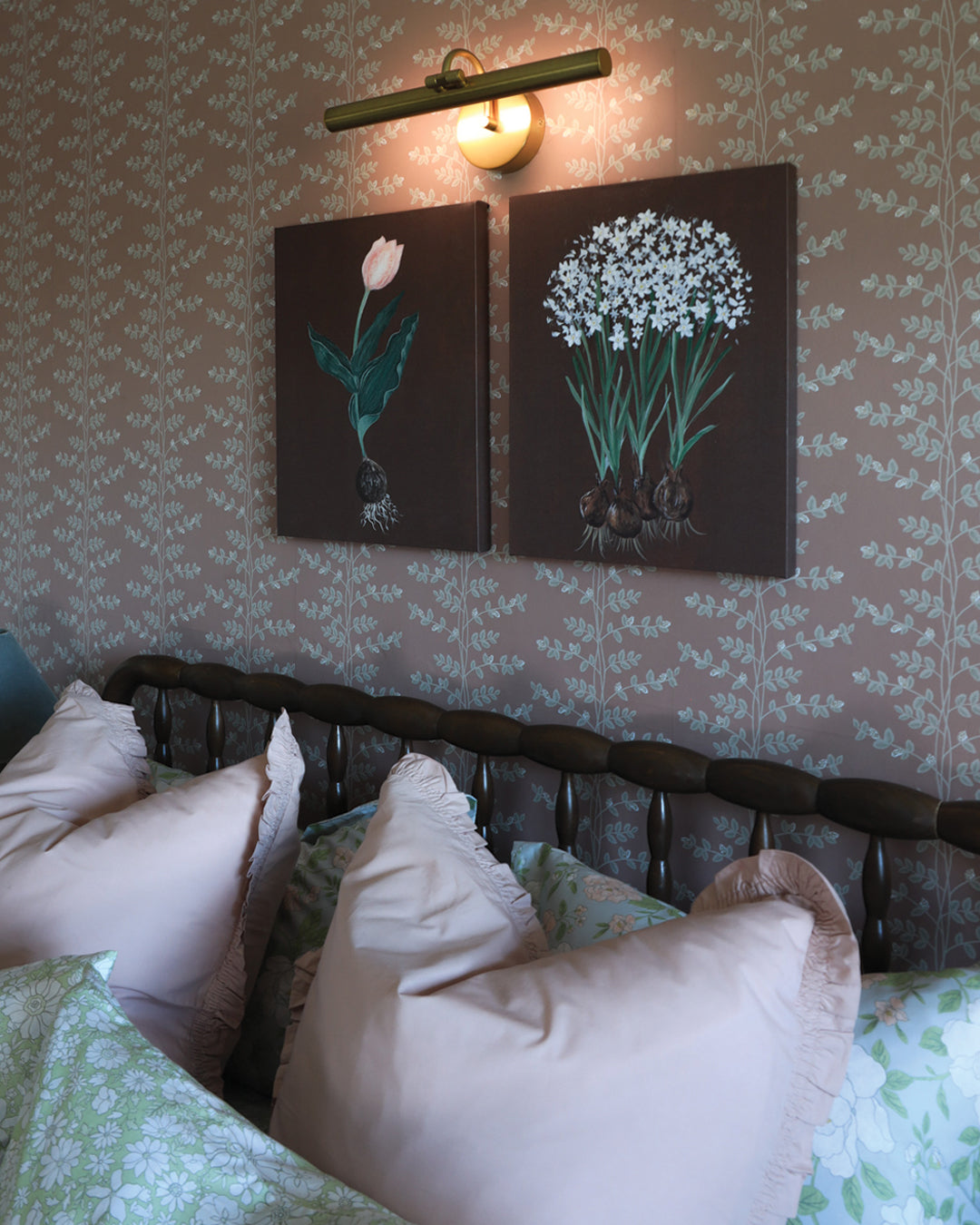 Paperwhite Botanical Canvas Wall Art