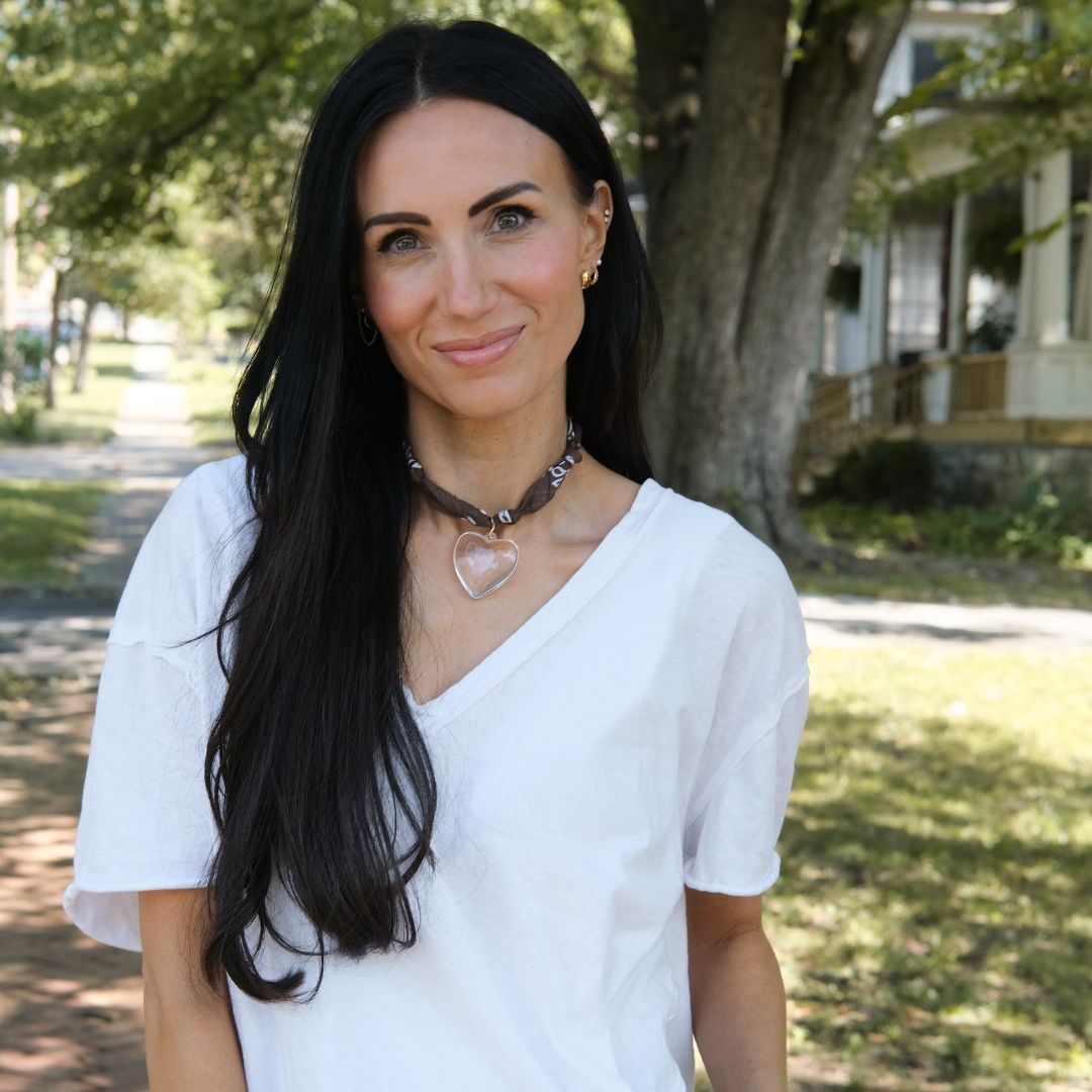 Brown Bandana Charm Necklace