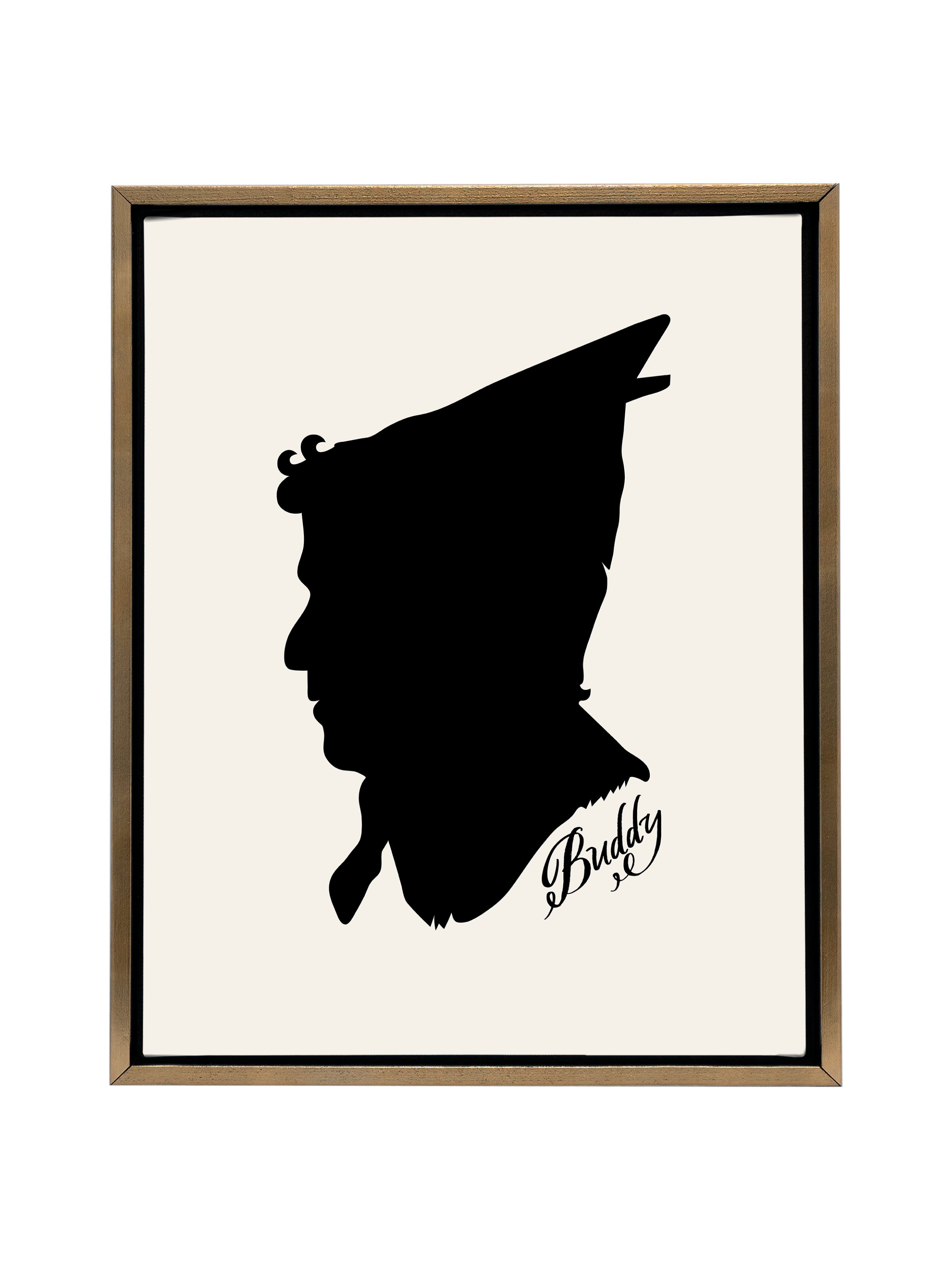 Buddy Silhouette | Canvas