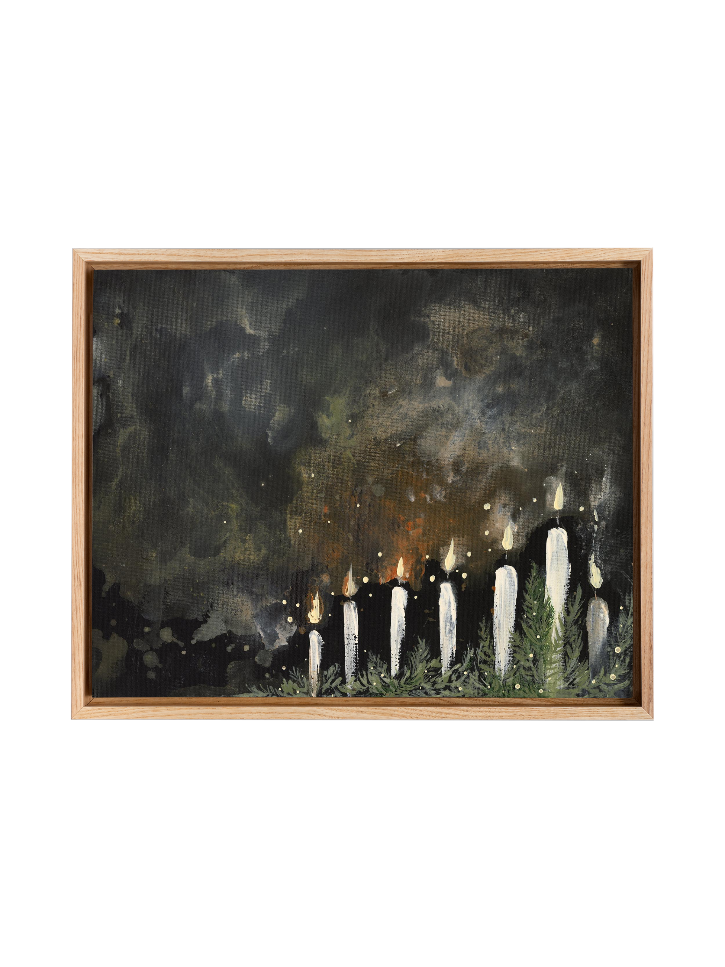 Candles Aglow | Canvas