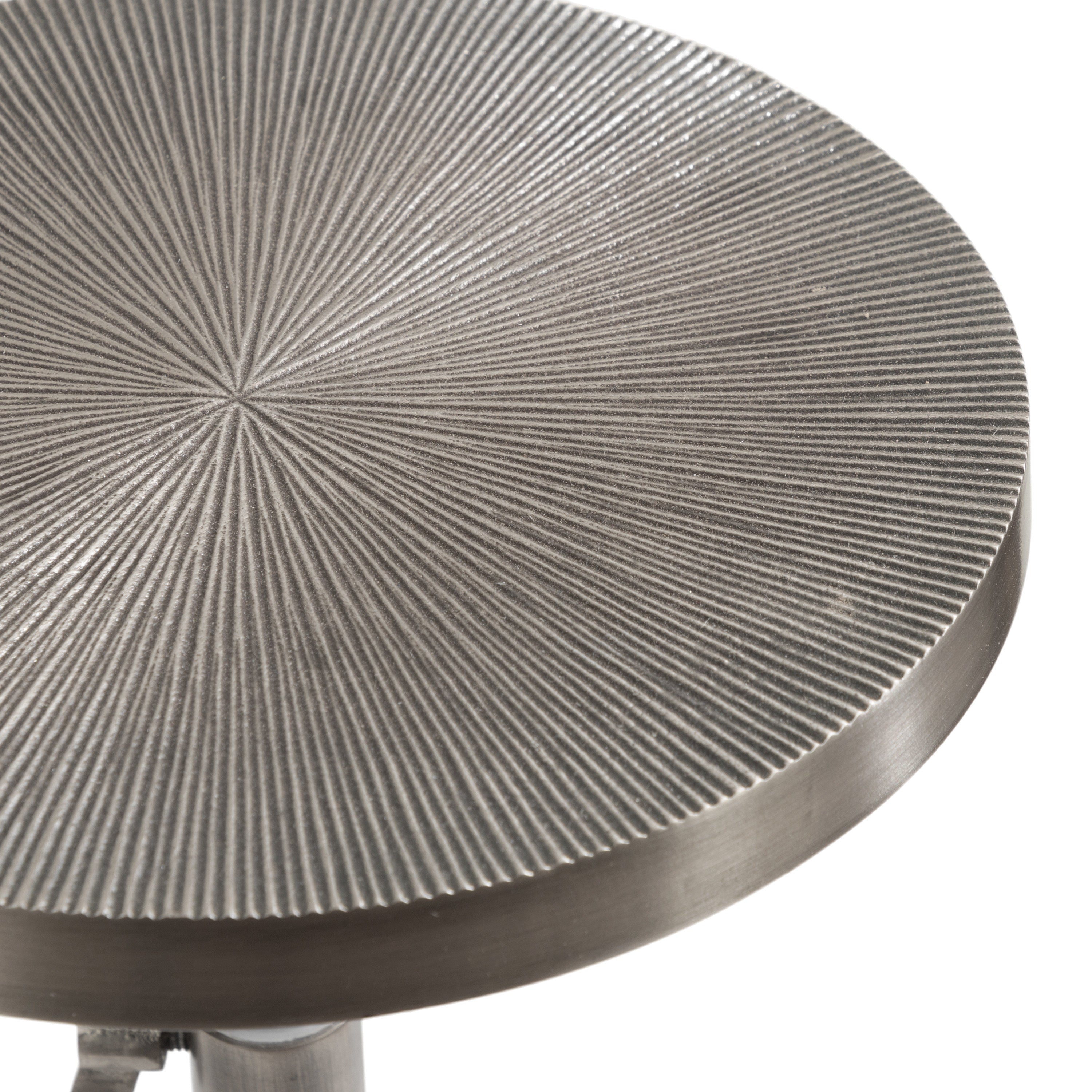 Engles Adjustable Embossed Metal Table and Plant Stand