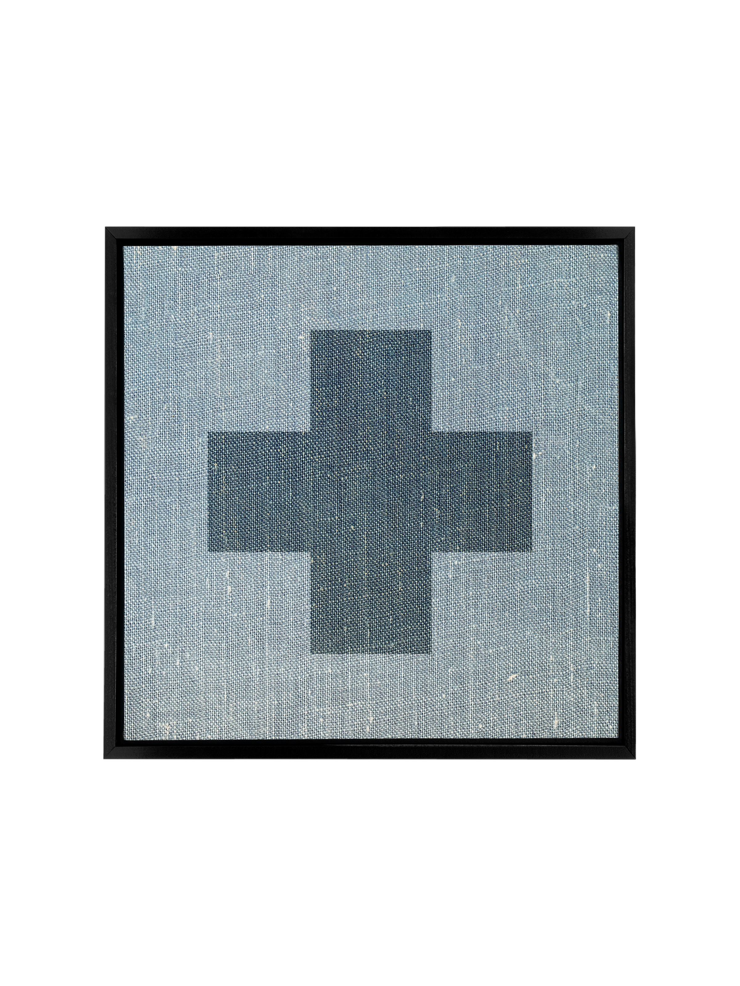 Chambray Cross in Navy | Navy Cross | Canvas