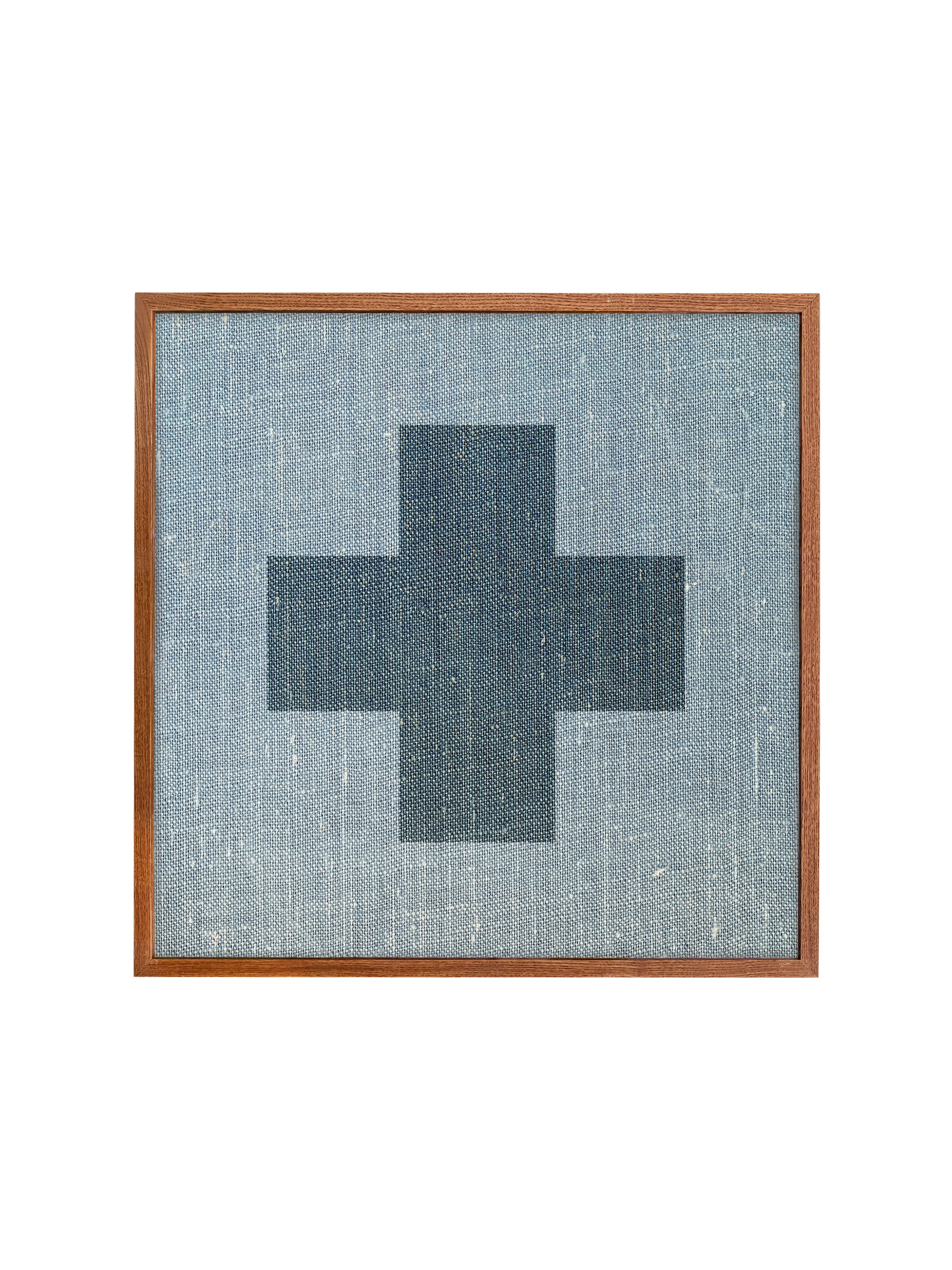 Chambray Cross in Navy | Navy Cross | Canvas
