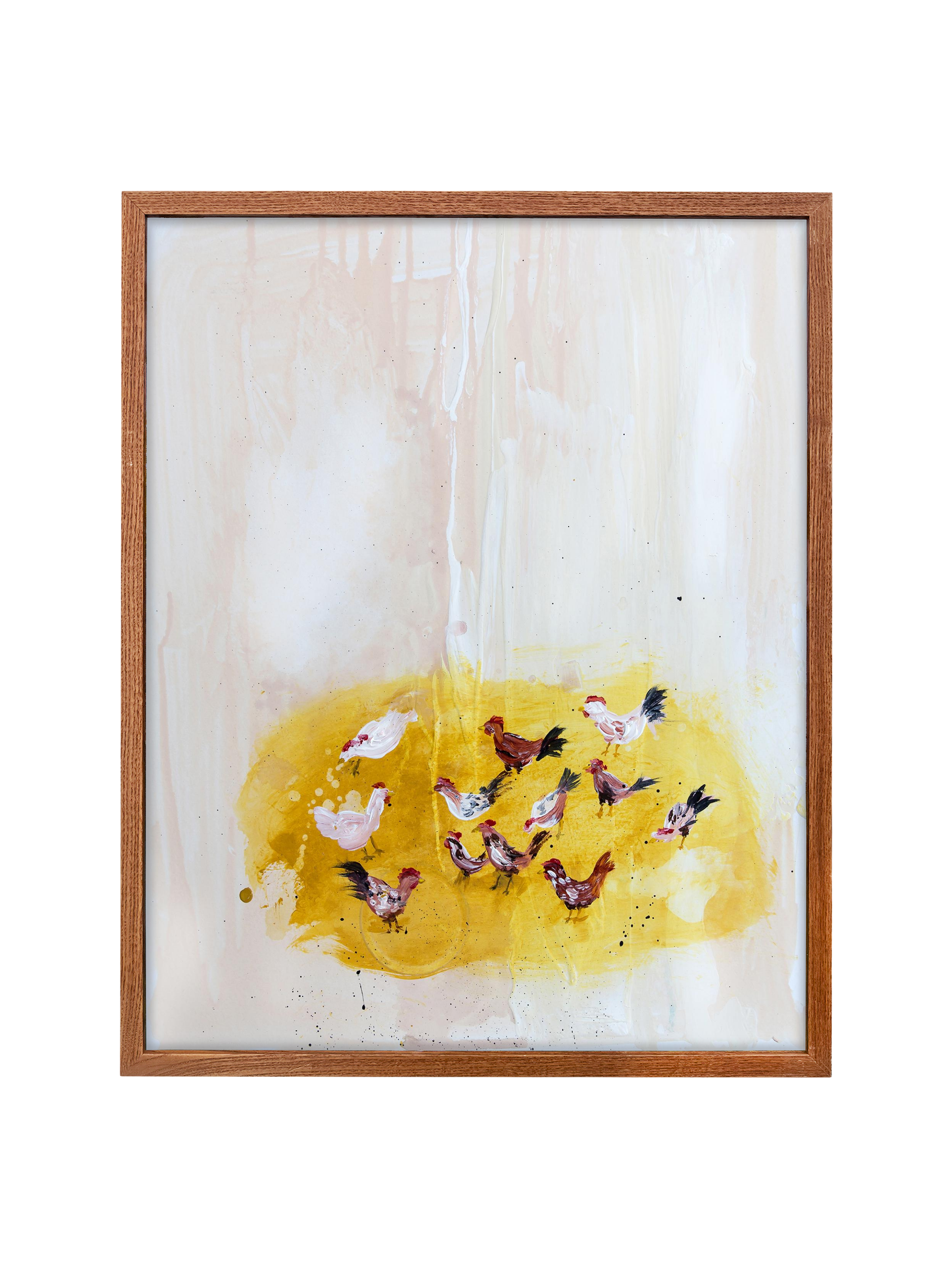 Cheery Chickens | Canvas