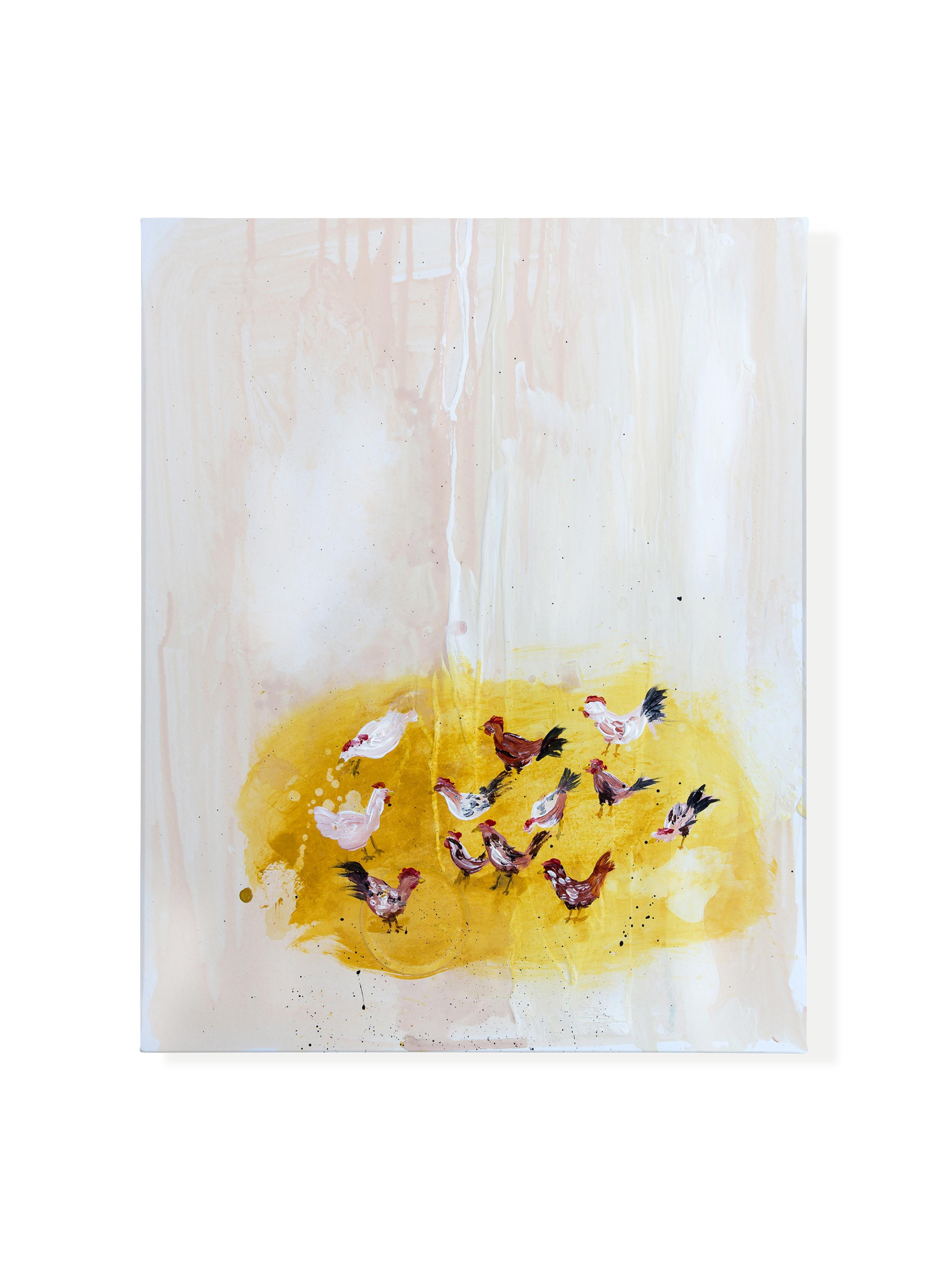 Cheery Chickens | Canvas