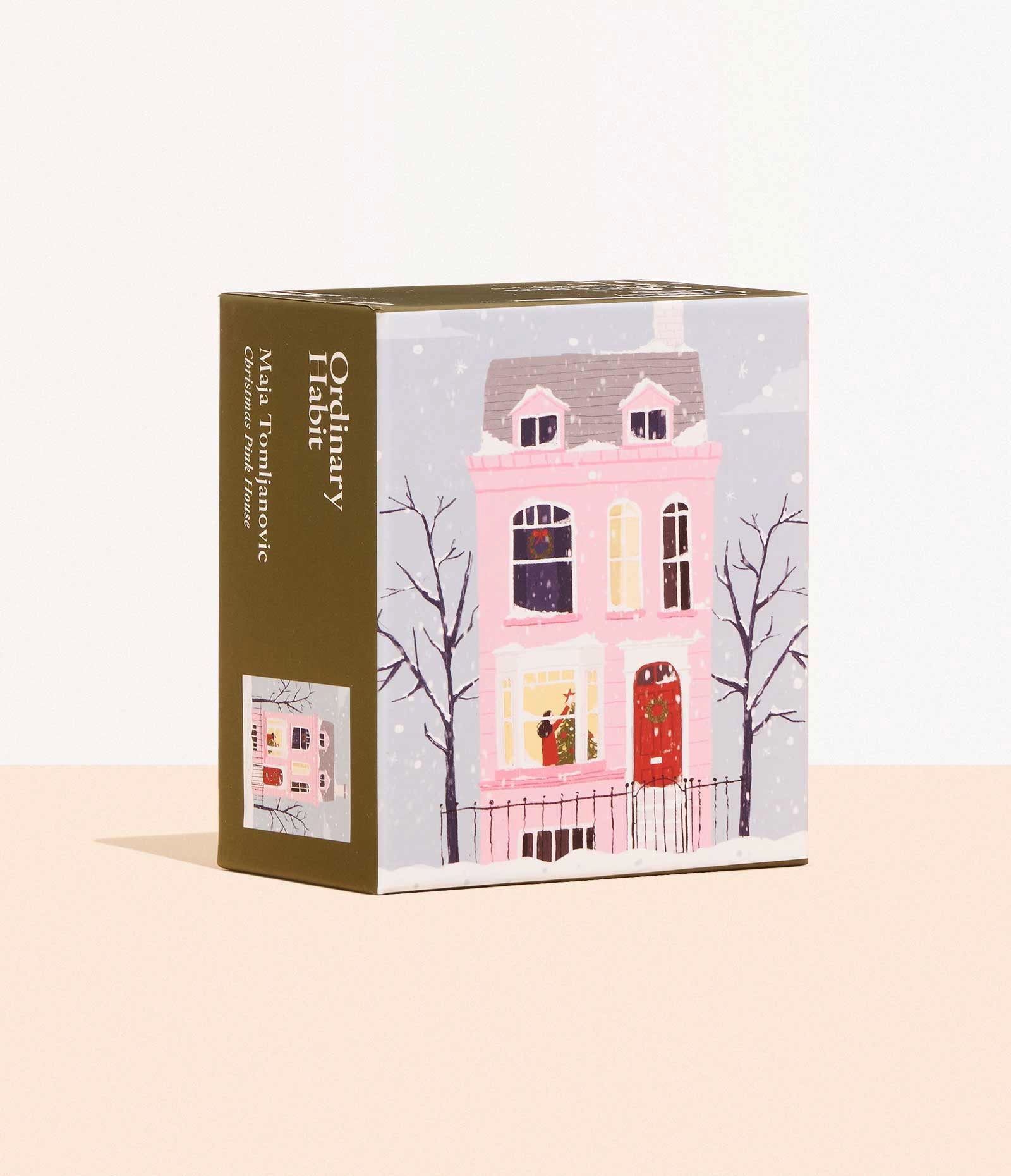 Christmas Pink House Puzzle