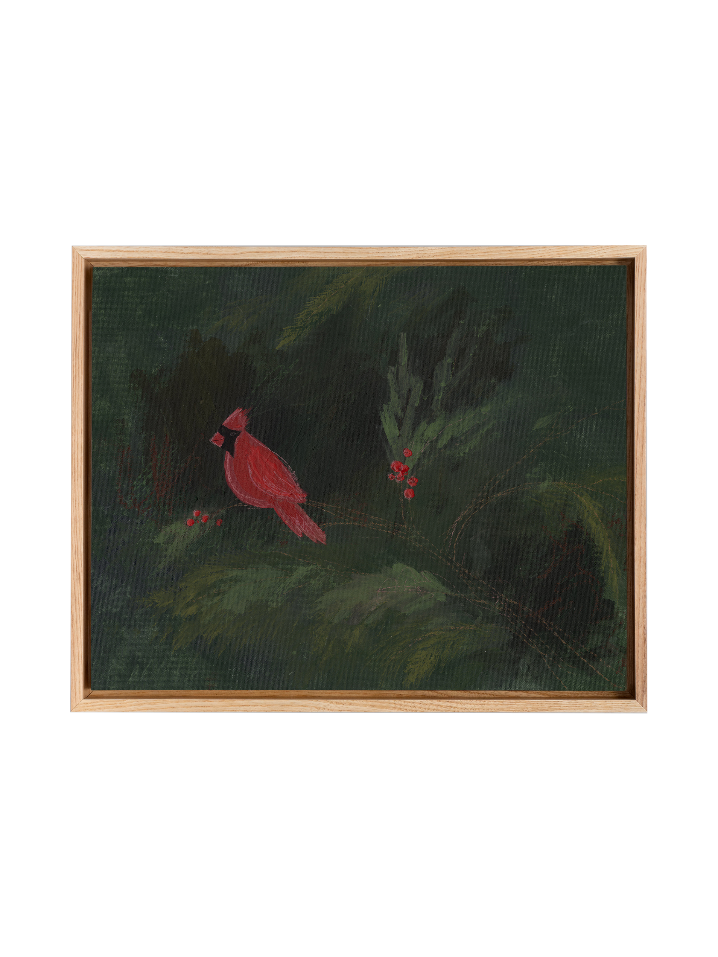 Christmas Cardinal | Canvas