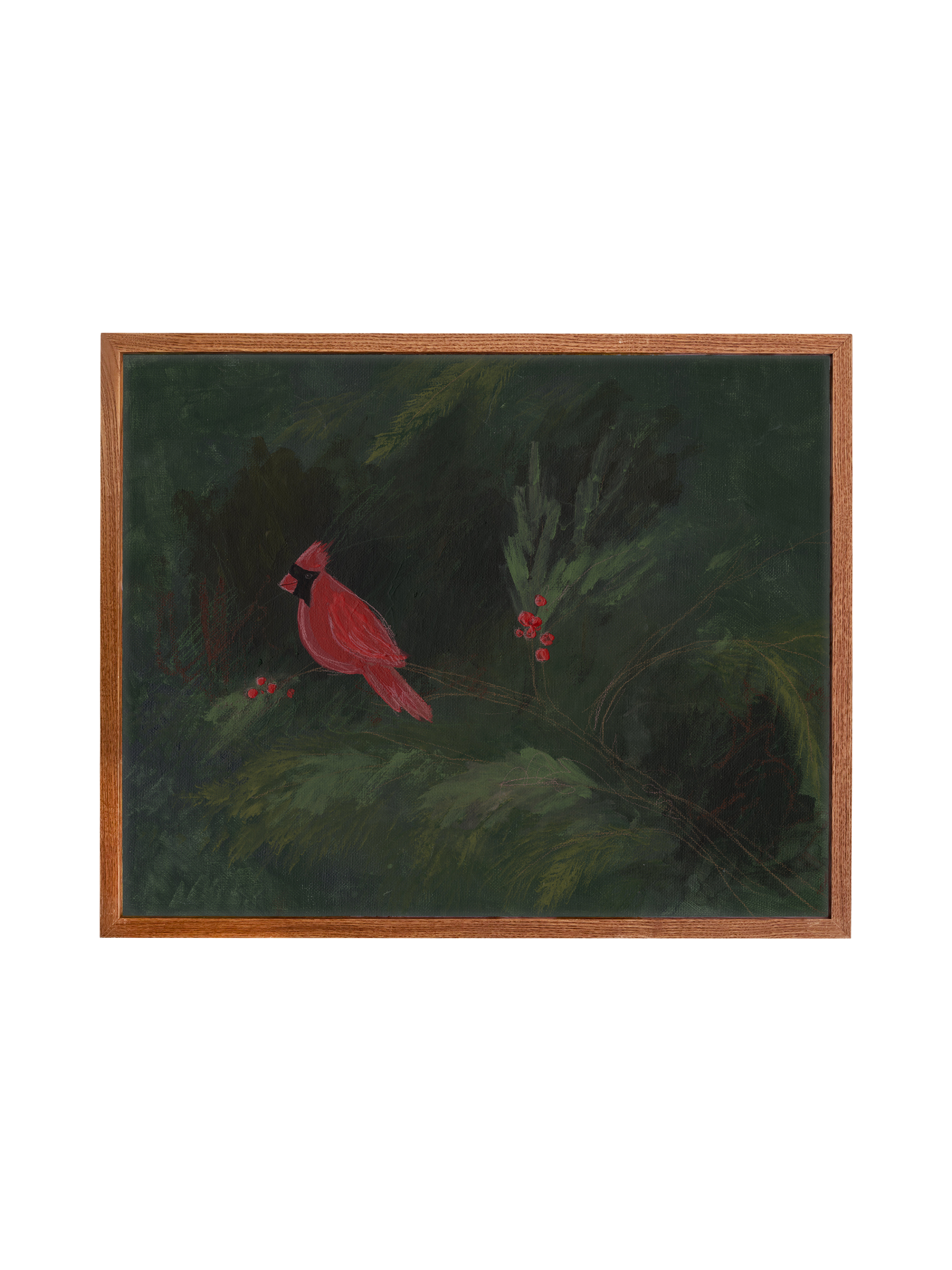 Christmas Cardinal | Canvas