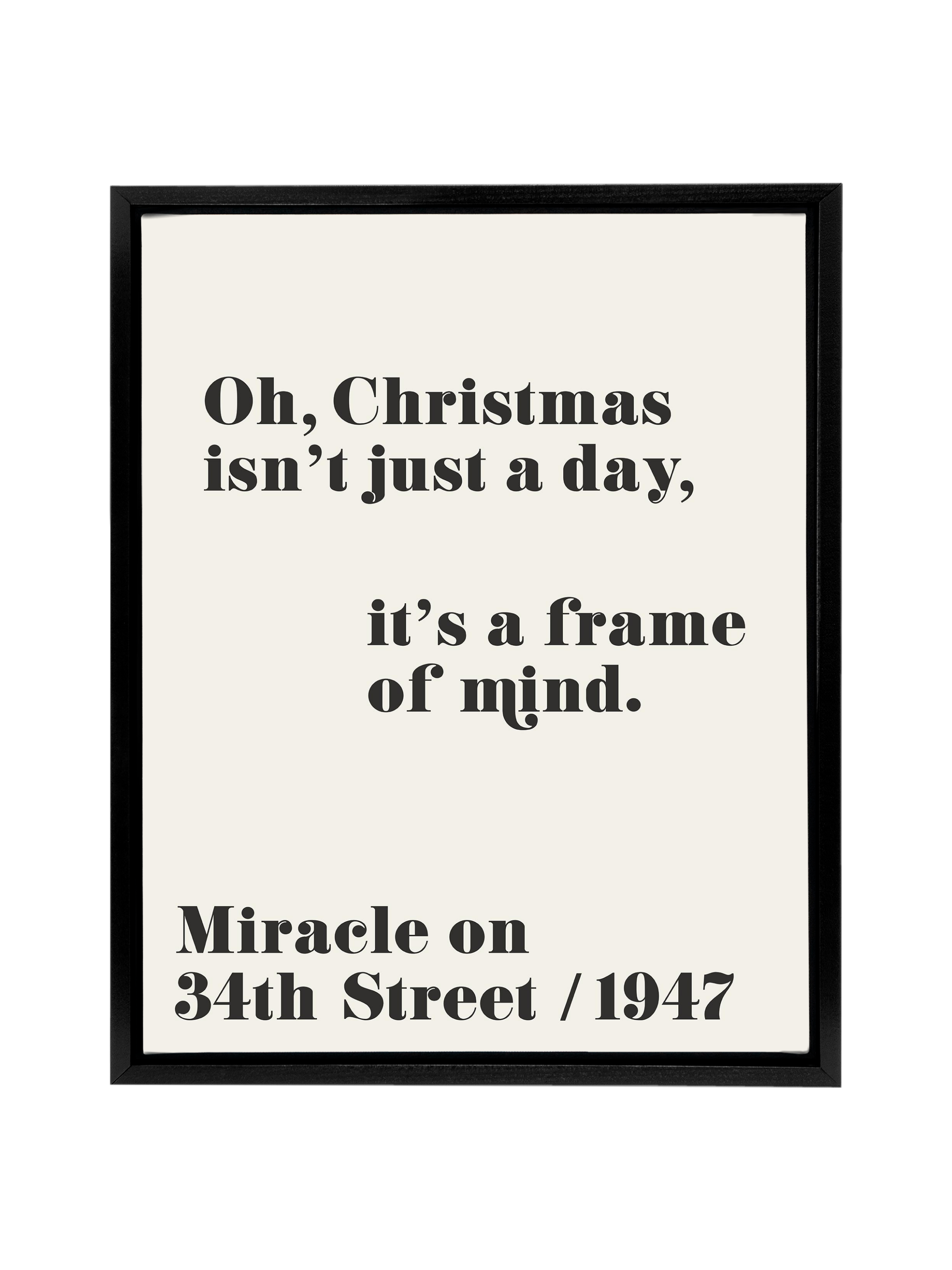 Christmas Isn't Just a Day | Alabaster | Canvas