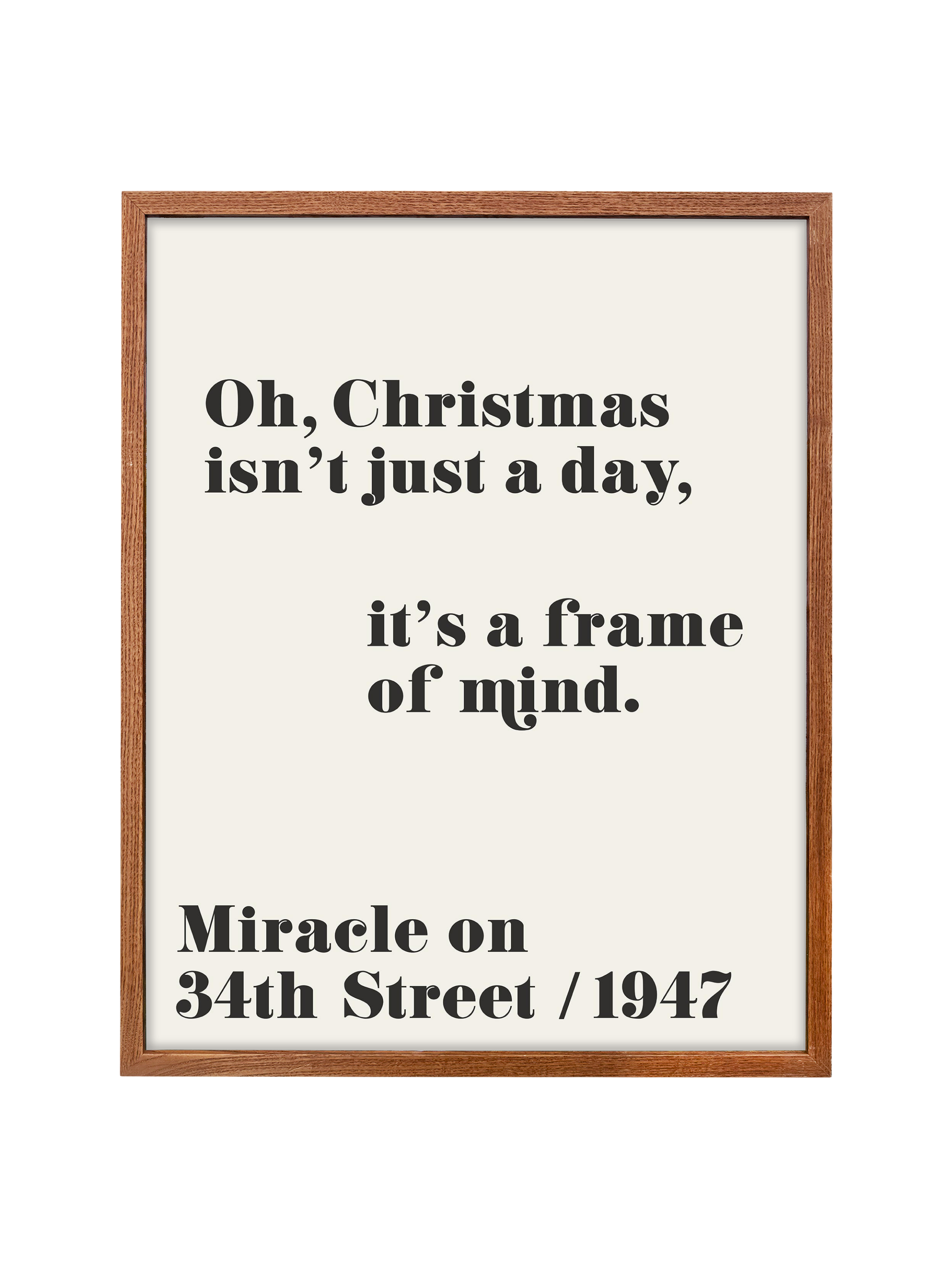 Christmas Isn't Just a Day | Alabaster | Canvas