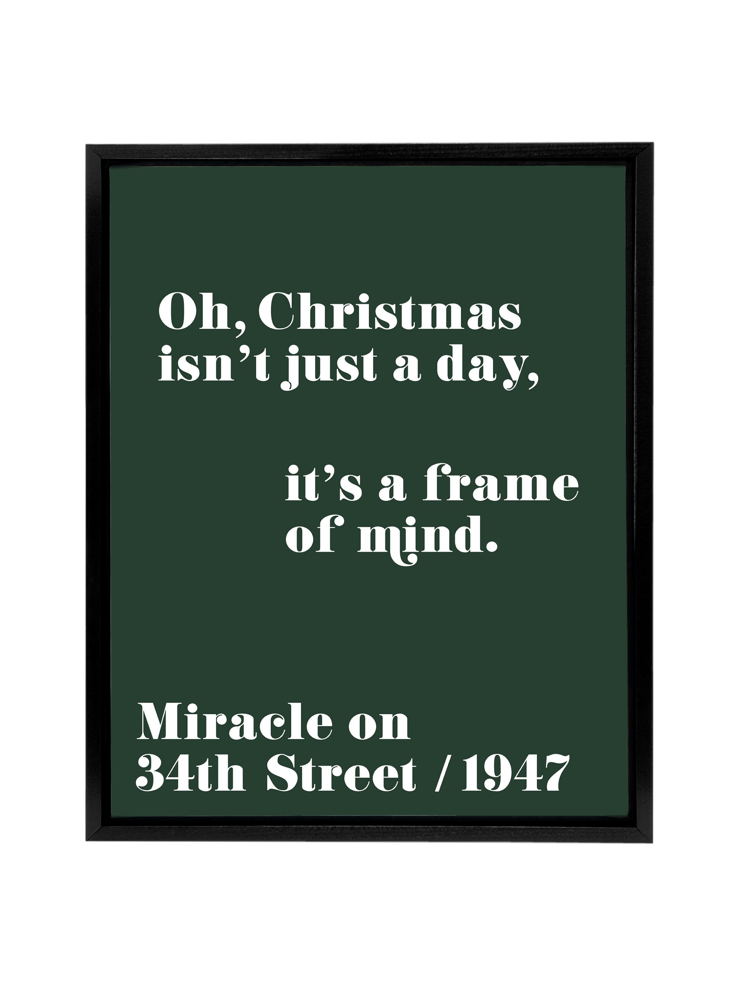 Christmas Isn't Just a Day (Miracle on 34th Street) | Evergreen | Art Print